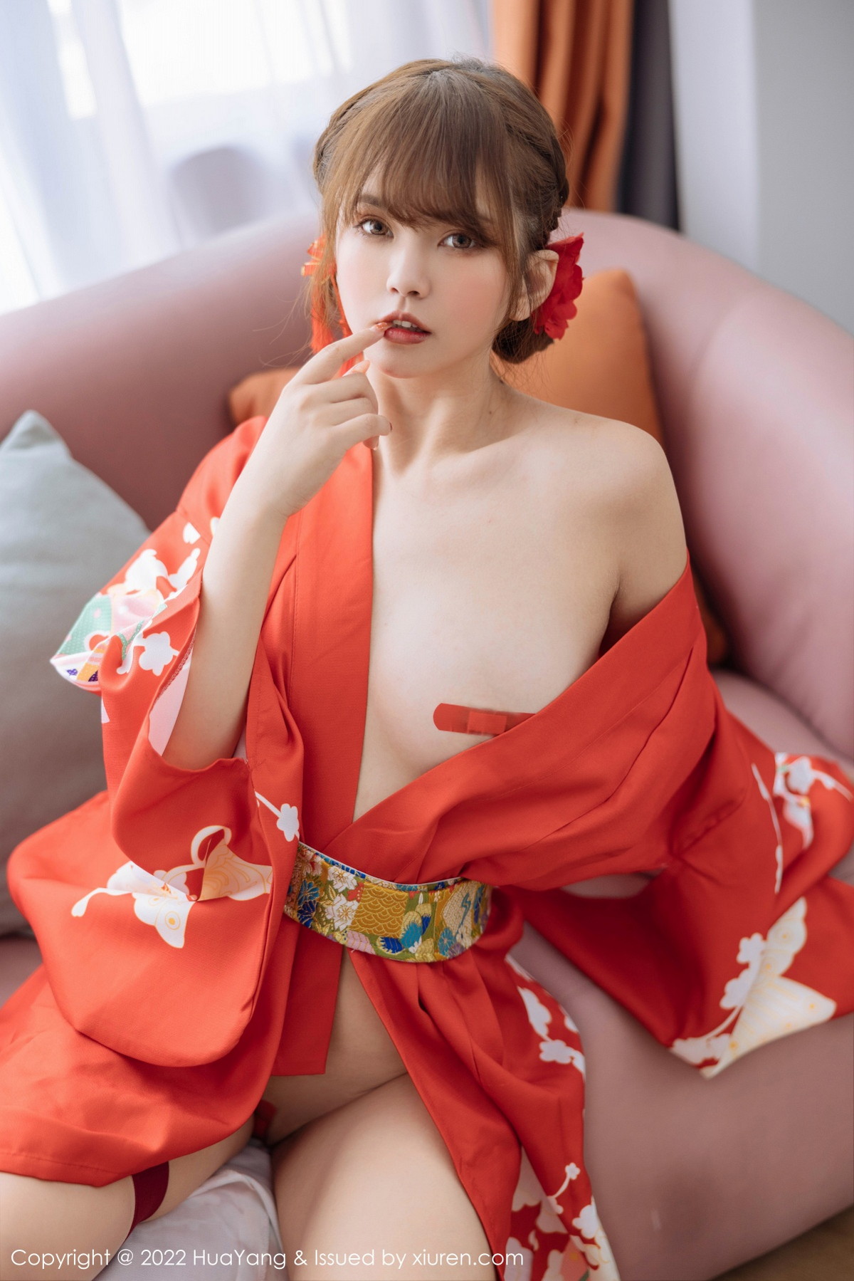 [HuaYang]高清写真图 2022.11.15 VOL.518 张思允Nice 和服美臀