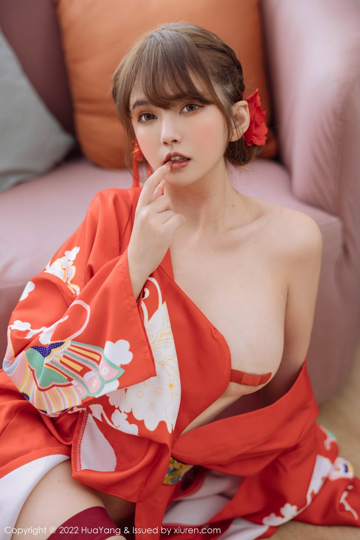 [HuaYang]高清写真图 2022.11.15 VOL.518 张思允Nice 和服美臀