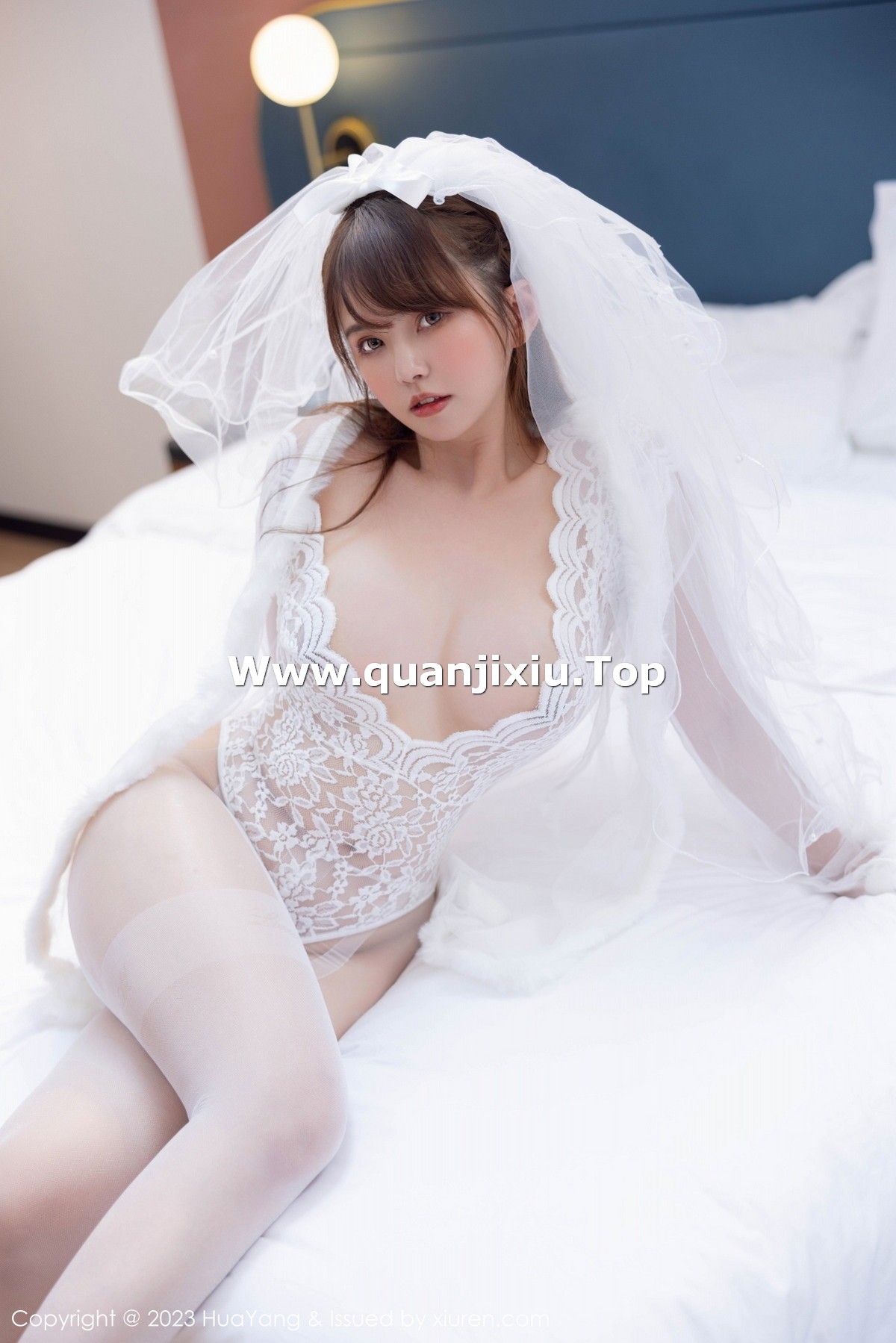 [HuaYang]高清写真图 2023.01.03 VOL.524 张思允Nice 婚纱美臀
