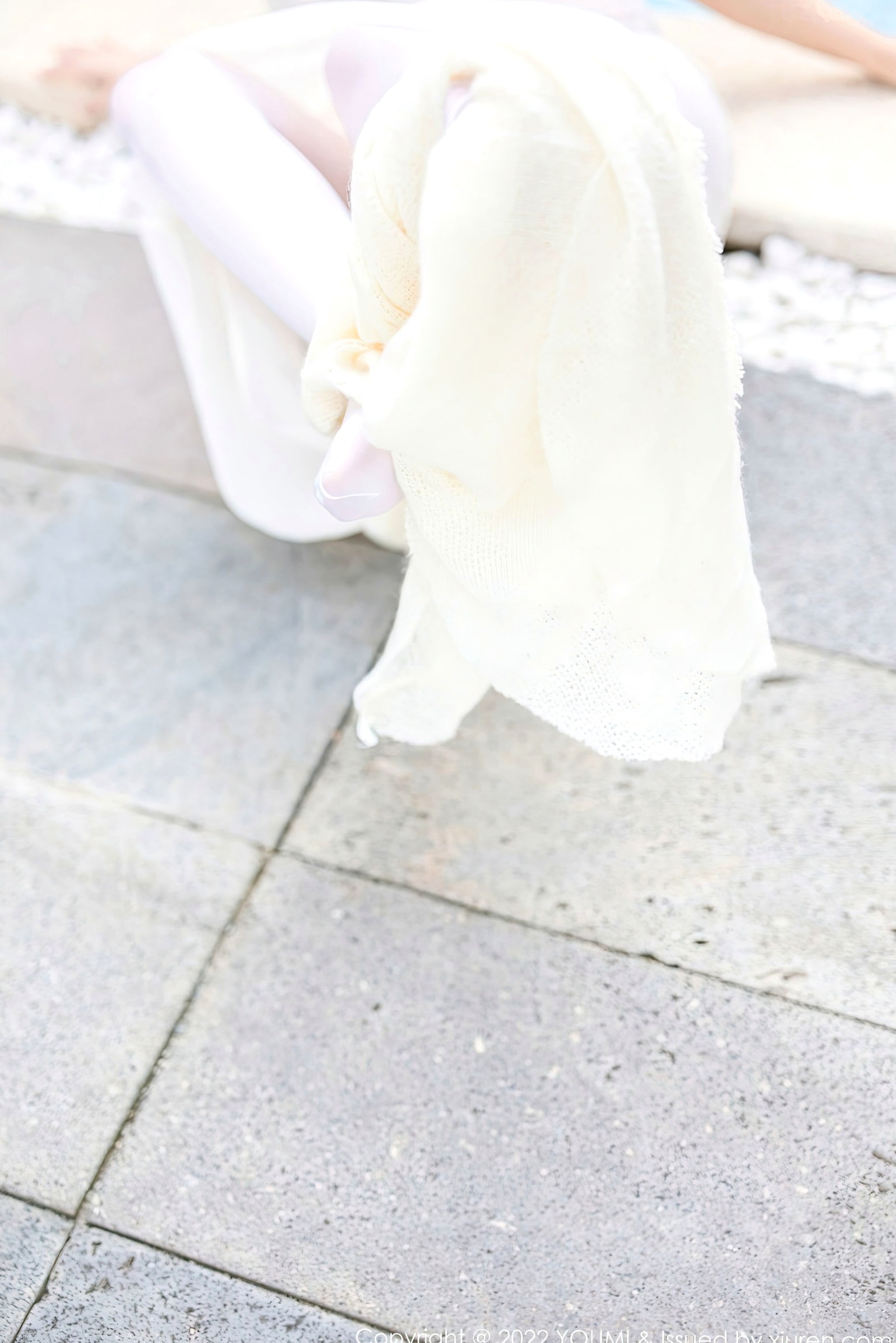 Gallery - YouMi尤蜜荟 - Chiness Model 862期：张思允Nice女神，泳池清凉湿身白色连衣裙，极致诱惑私房美图尤蜜荟 - Chiness Model 性感游泳池湿身女神 张思允女神私房照_秀色女神 - image 17
