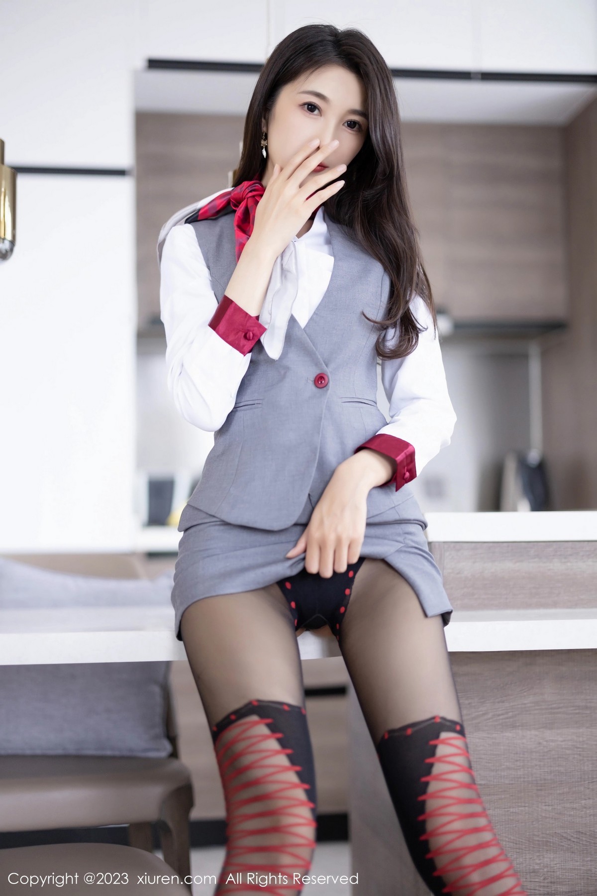 [XiuRen]高清写真图 2023.06.25 No.6967 林乐一 黑丝美腿