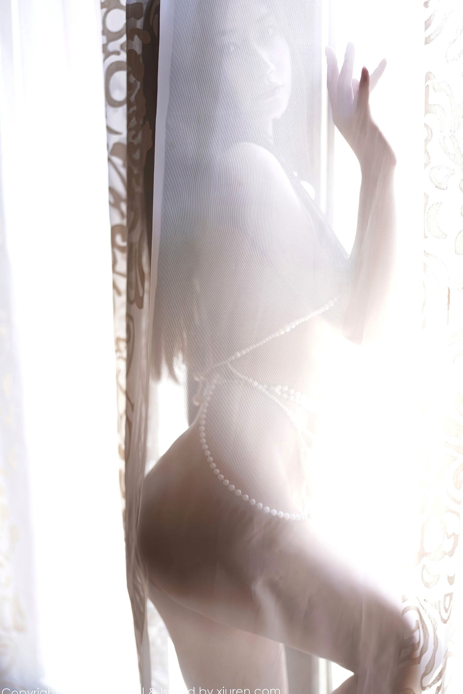 Gallery - YouMi尤蜜荟 - Chiness Model -971-Laura阿姣：白色珍珠链透视装极致私房写真，魅惑迷人诱惑大片尤蜜荟 - Chiness Model 私房照内衣诱惑性感 laura阿姣女神私房照_秀色女神 - image 70