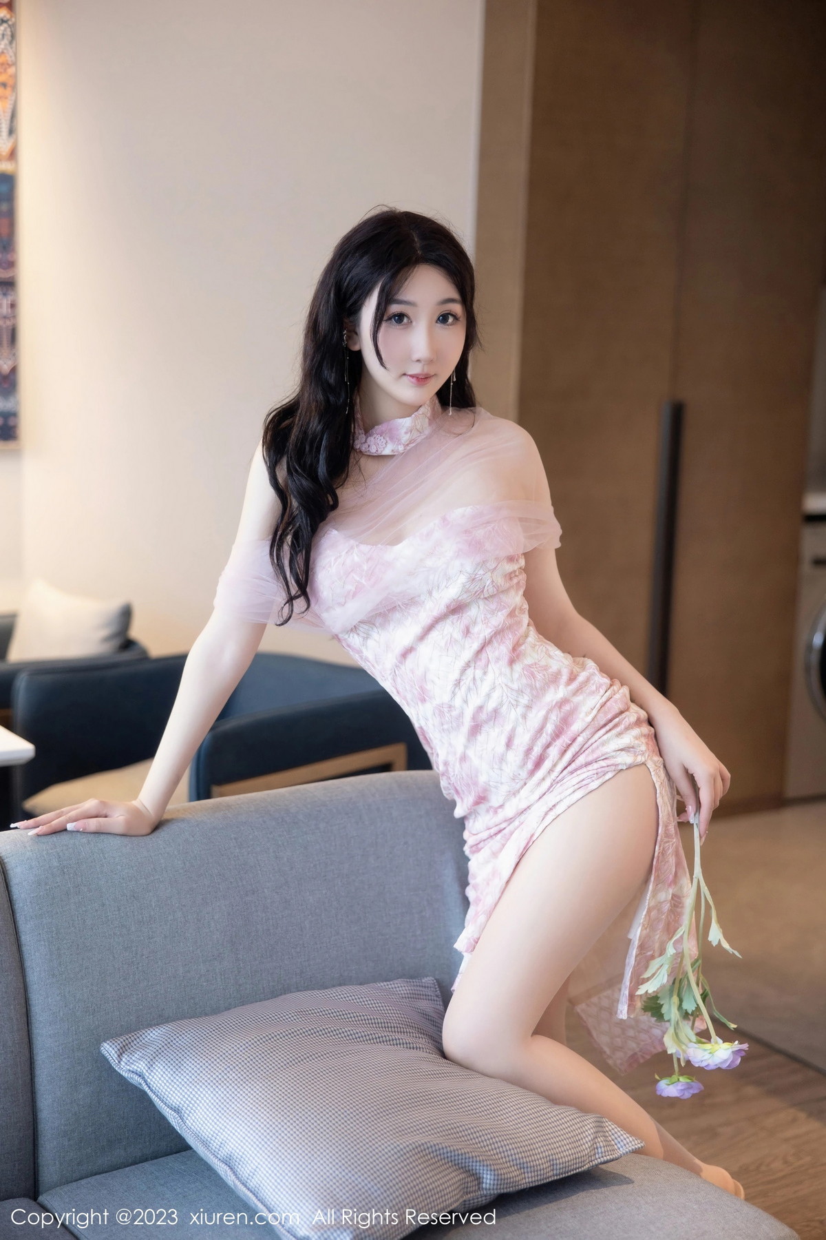 [XiuRen]高清写真图 2023.02.23 No.6313 江真真 妩媚美腿