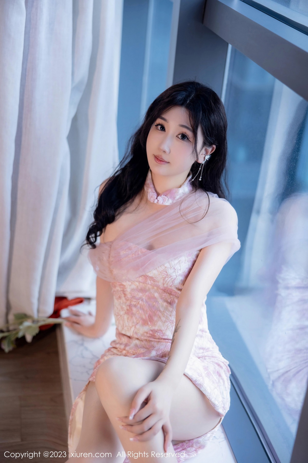 [XiuRen]高清写真图 2023.02.23 No.6313 江真真 妩媚美腿