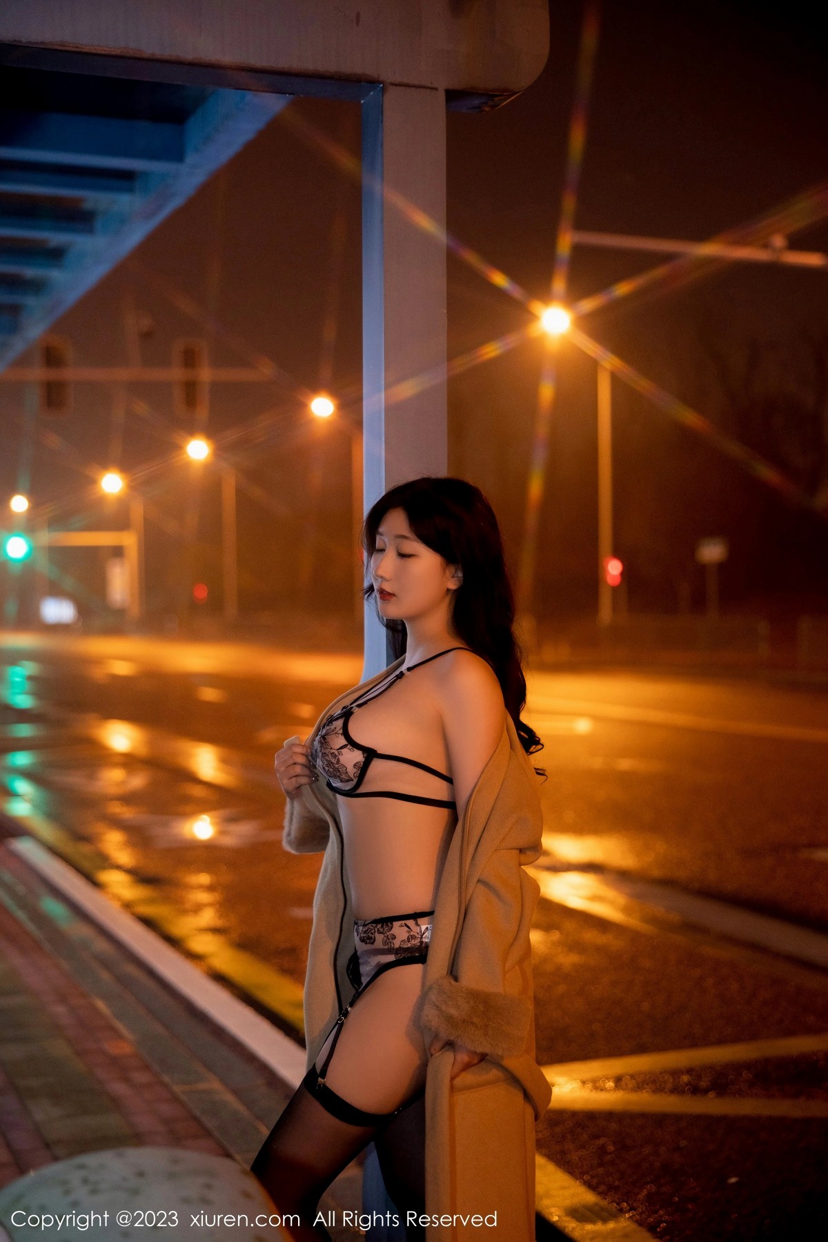 [XiuRen]高清写真图 2023.03.16 No.6424 江真真 黑丝美臀