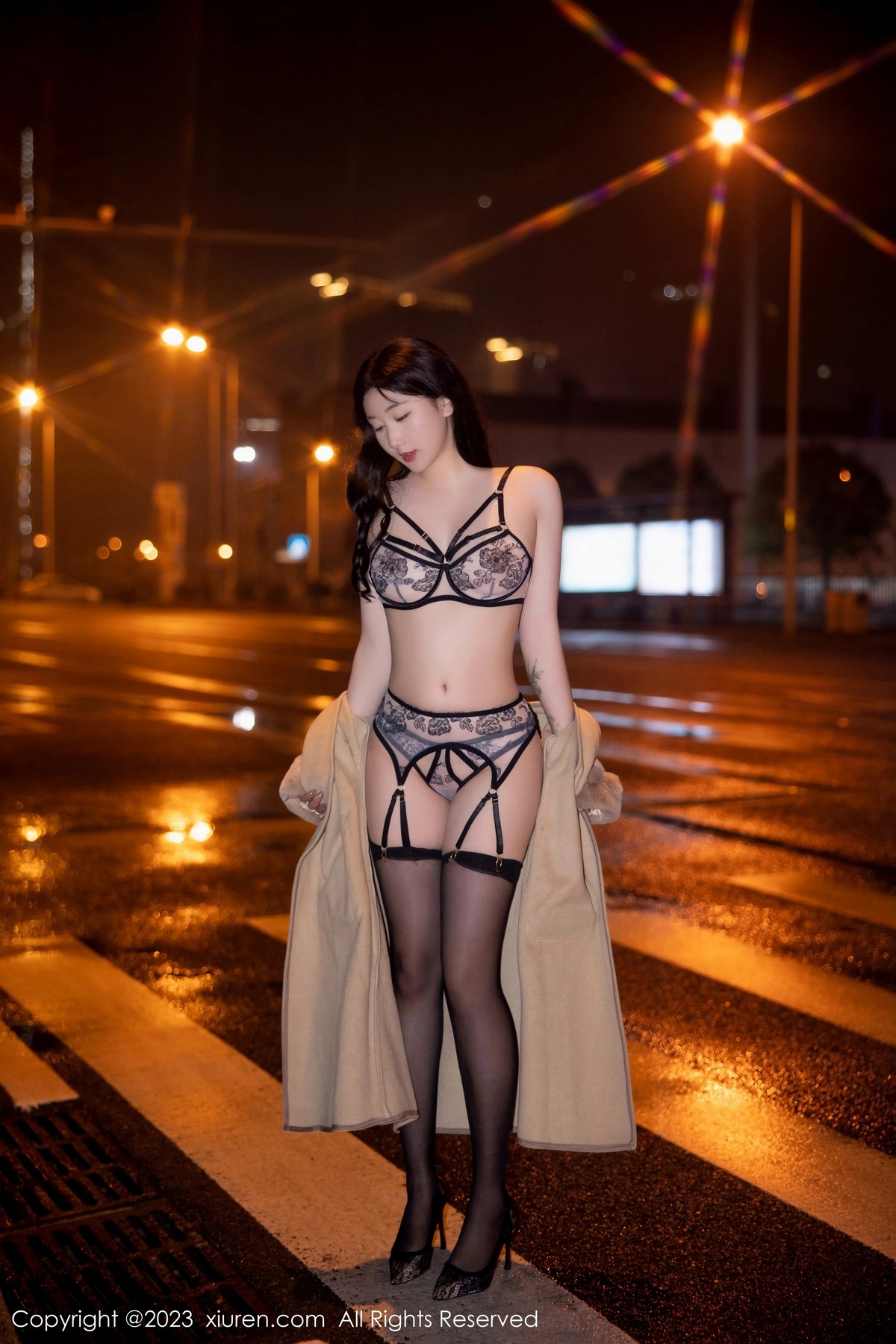 [XiuRen]高清写真图 2023.03.16 No.6424 江真真 黑丝美臀