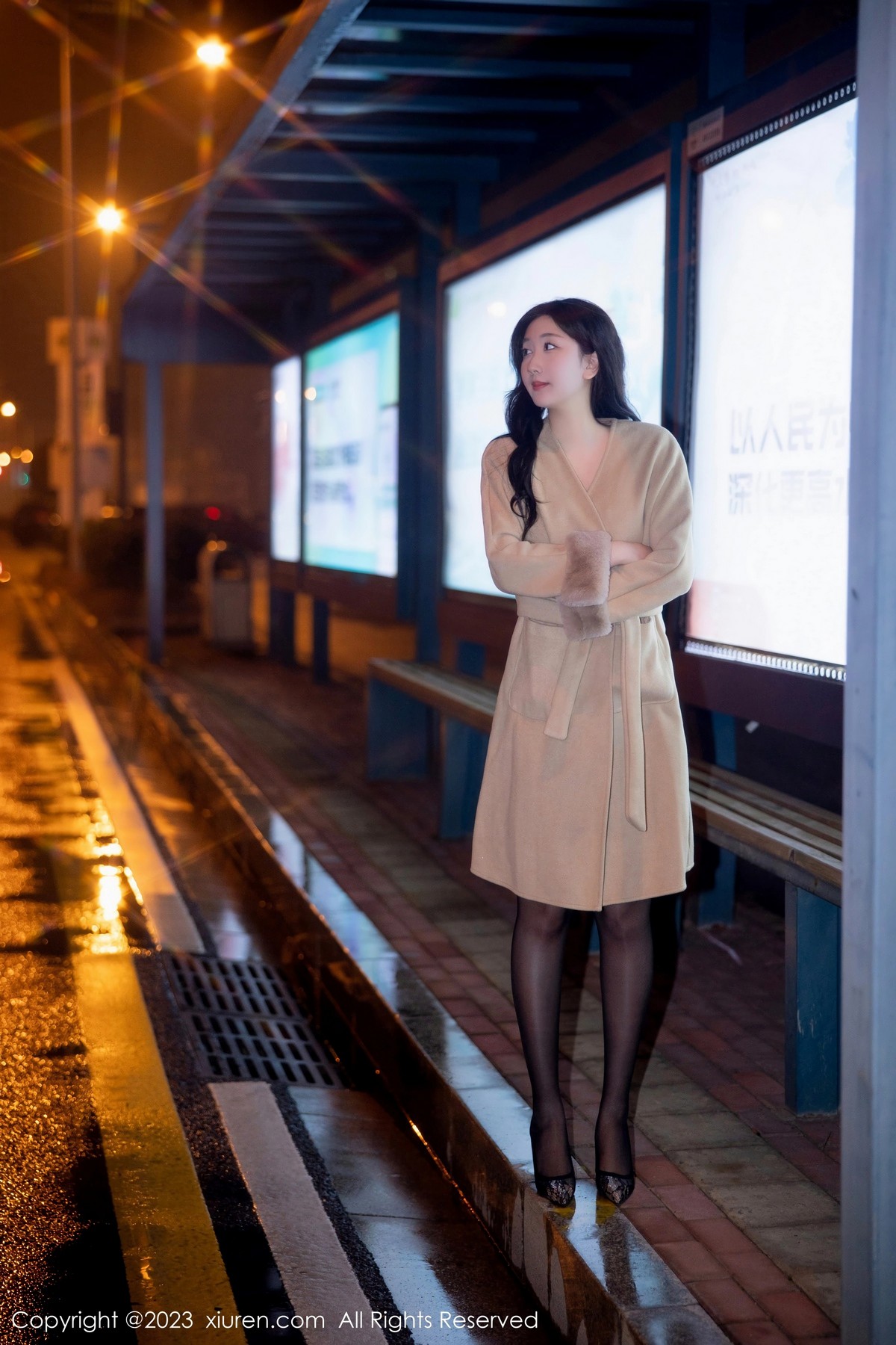 [XiuRen]高清写真图 2023.03.16 No.6424 江真真 黑丝美臀