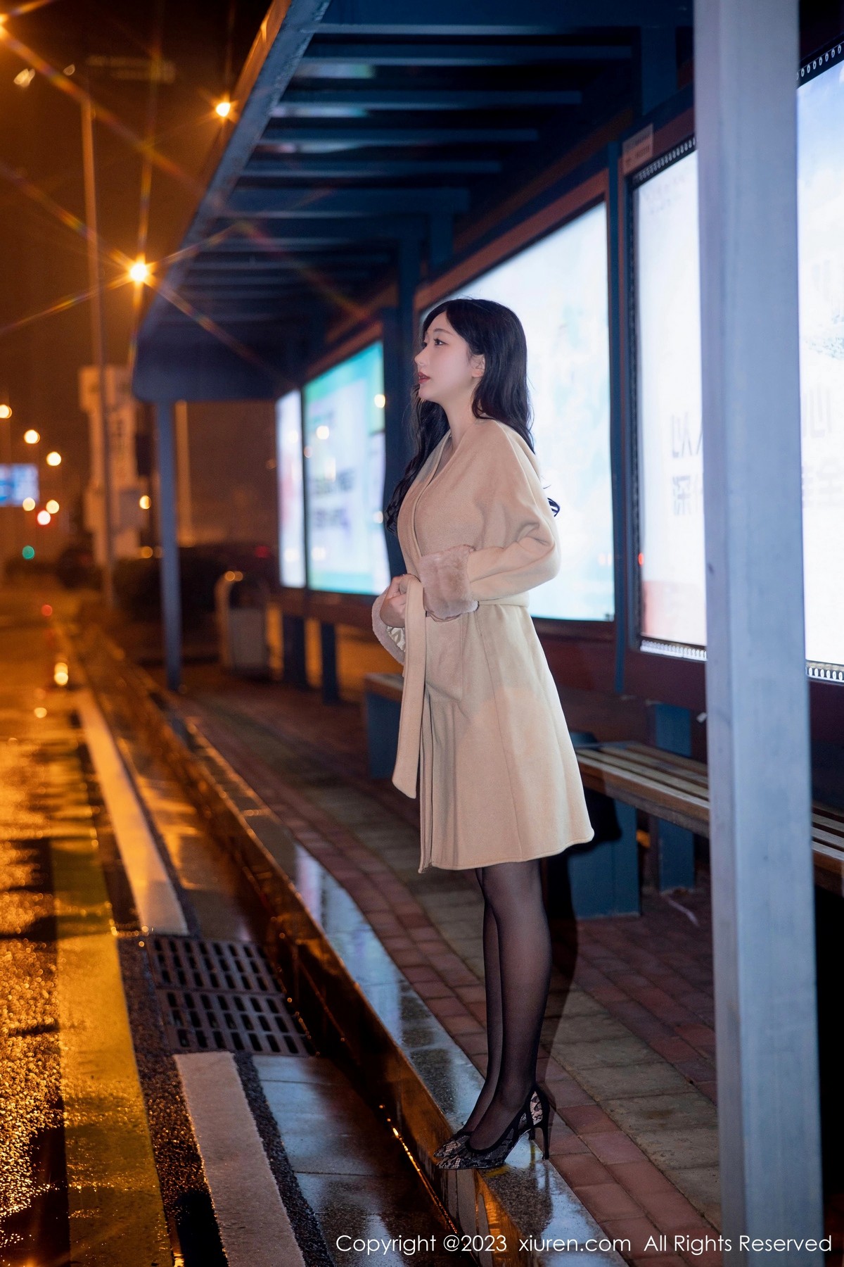 [XiuRen]高清写真图 2023.03.16 No.6424 江真真 黑丝美臀