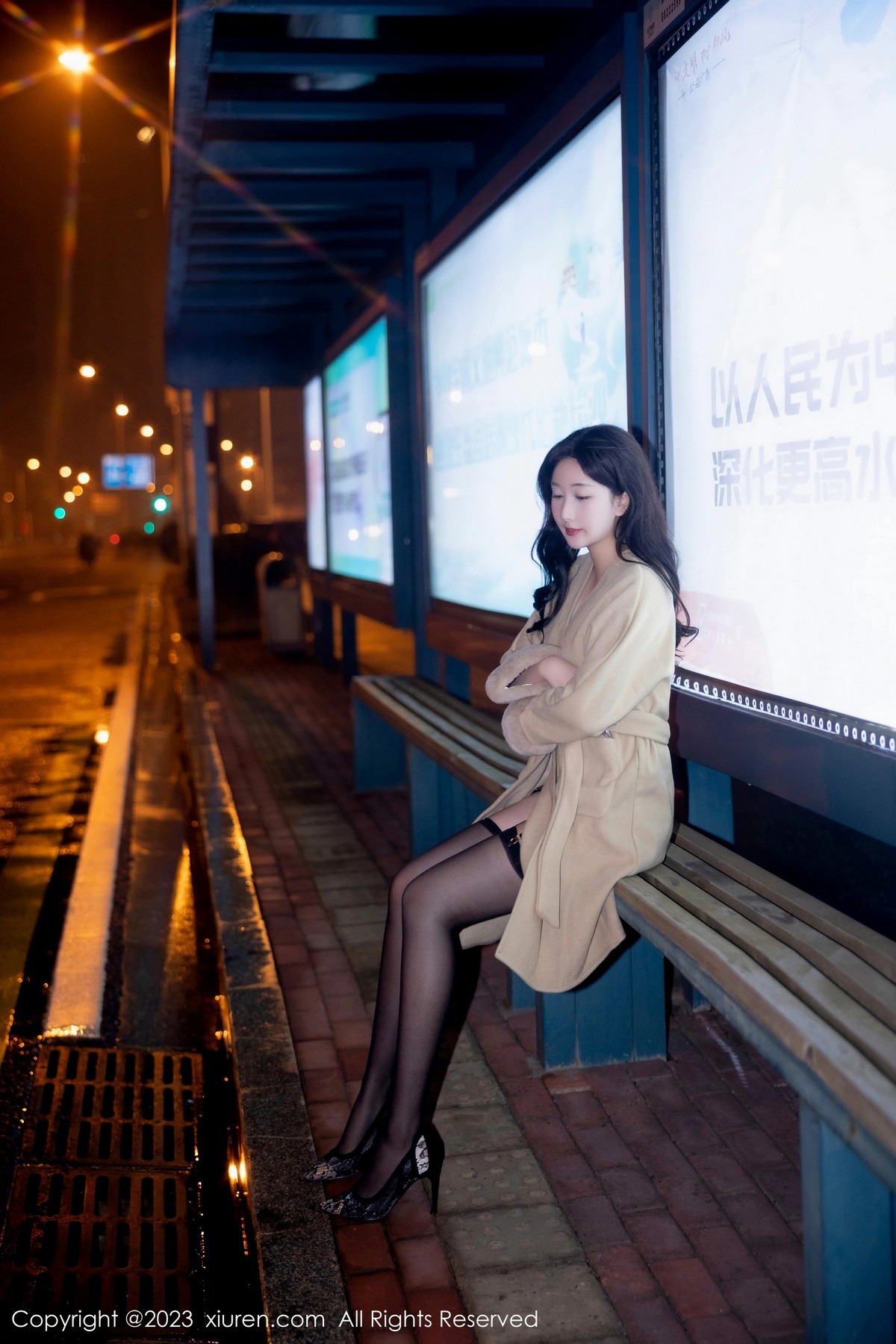 [XiuRen]高清写真图 2023.03.16 No.6424 江真真 黑丝美臀