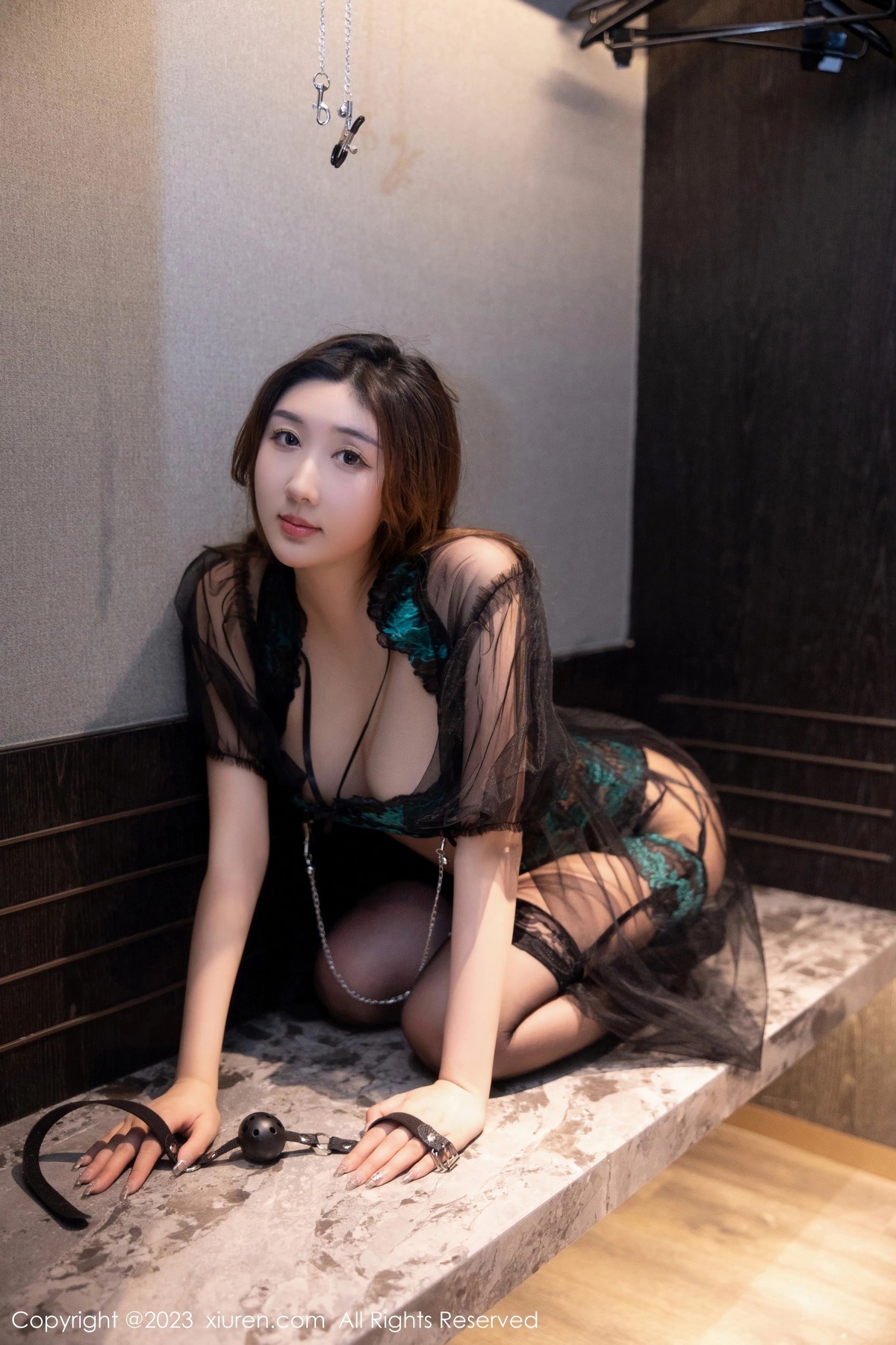 [XiuRen]高清写真图 2023.03.30 No.6500 江真真 黑丝美臀