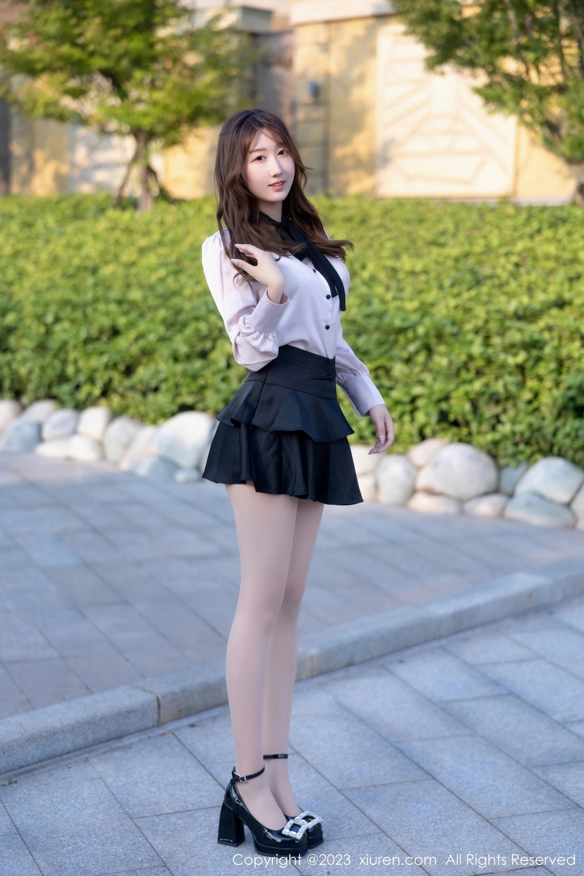 [XiuRen]高清写真图 2023.05.11 No.6721 江真真 丝袜美臀