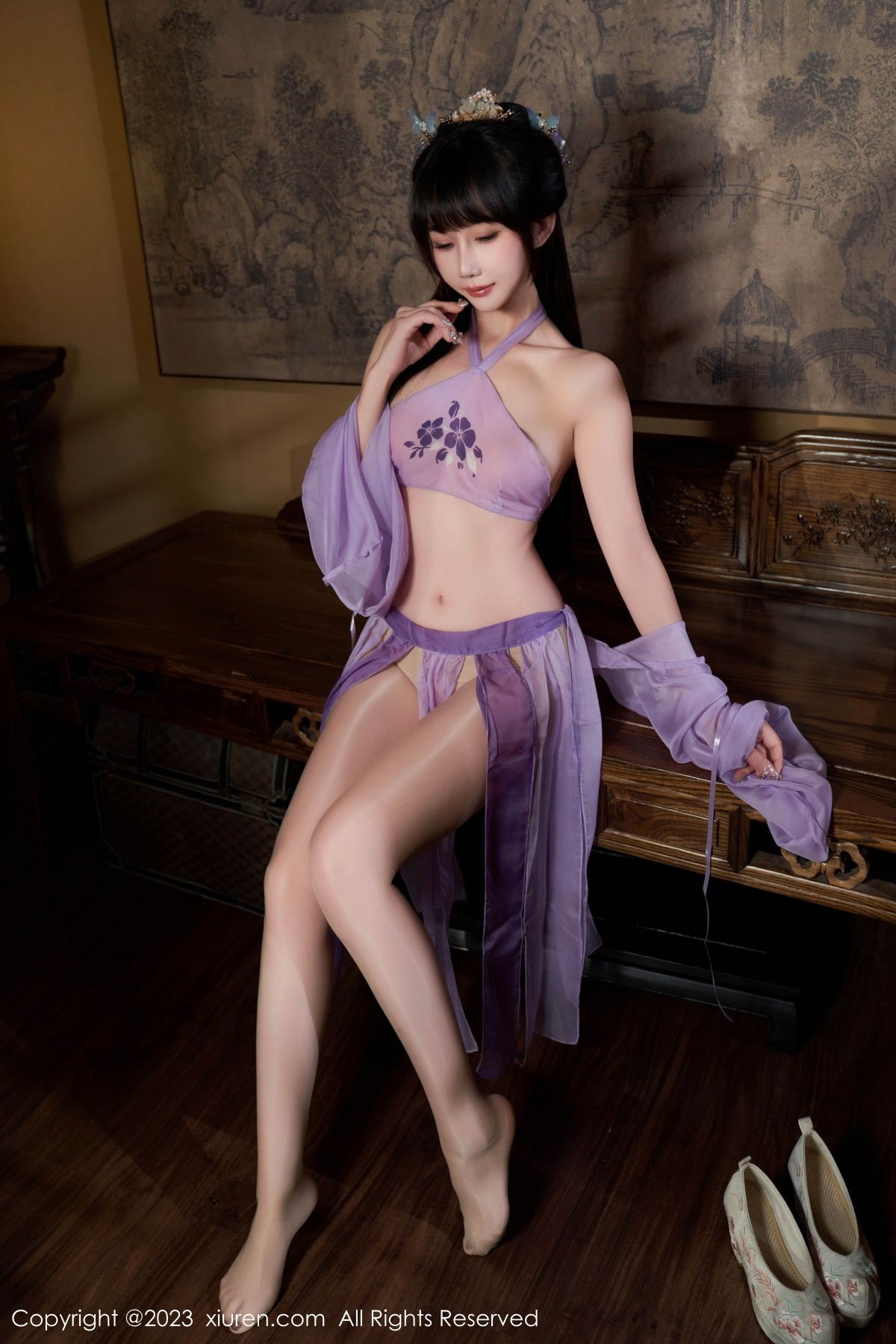 [XiuRen]高清写真图 2023.09.26 No.7442 波巧酱 古装美腿