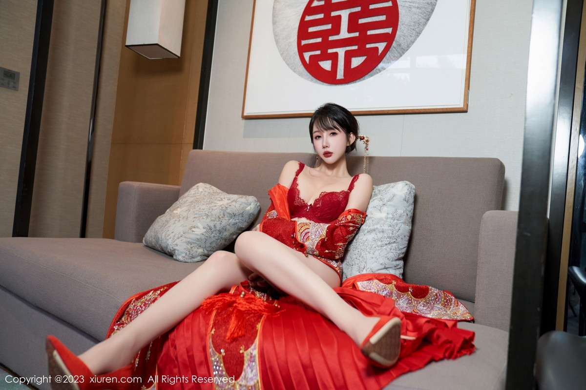 [XiuRen]高清写真图 2023.11.28 No.7729 波巧酱 新娘美腿