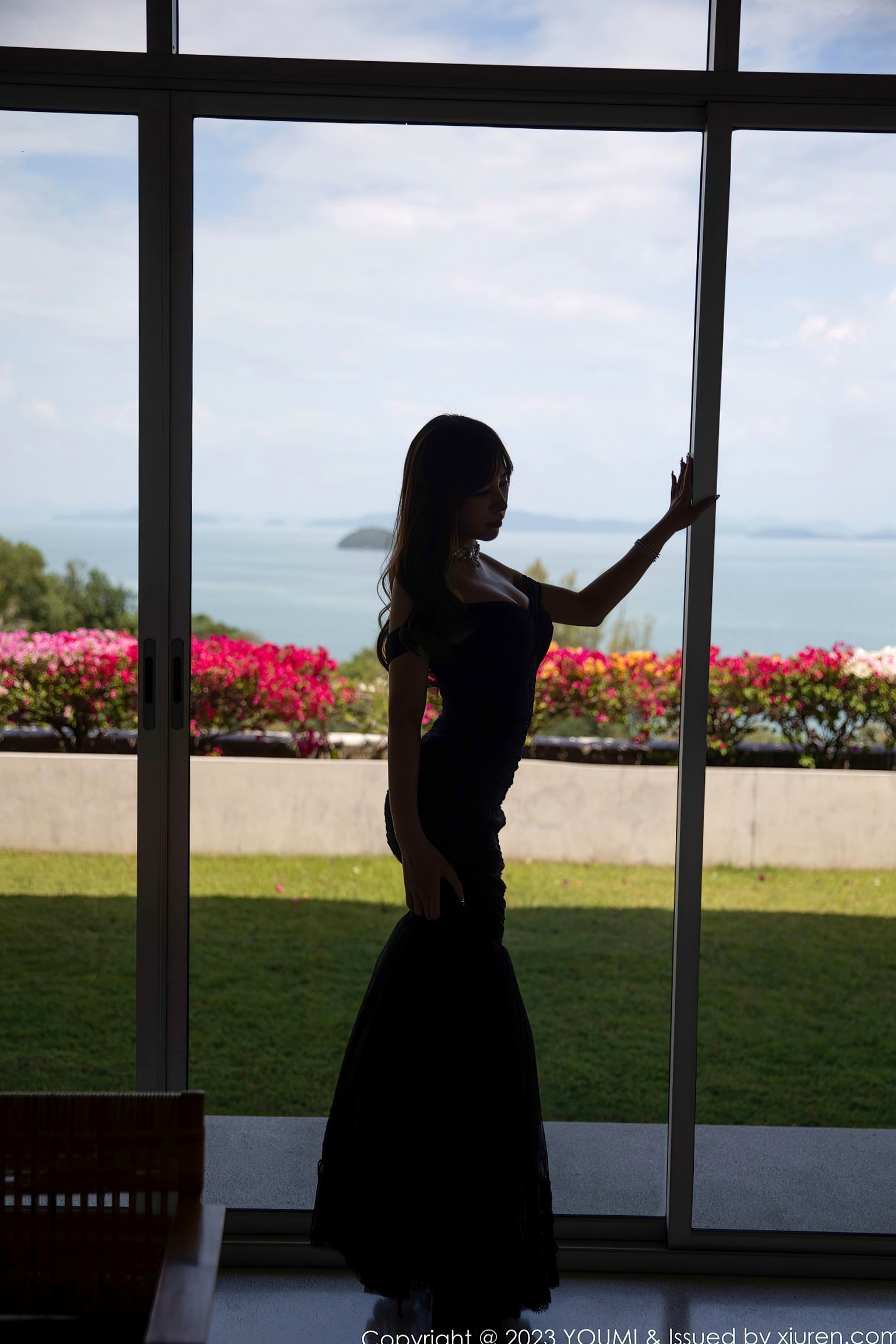Gallery - YouMi尤蜜荟 - Chiness Model -917-Icy猪：泰国奢华旅拍，黑色蕾丝诱惑，绝美私房写真黑丝美腿尽显万种风情尤蜜荟 - Chiness Model 性感私房照黑丝诱惑 icy猪女神私房照_秀色女神 - image 15