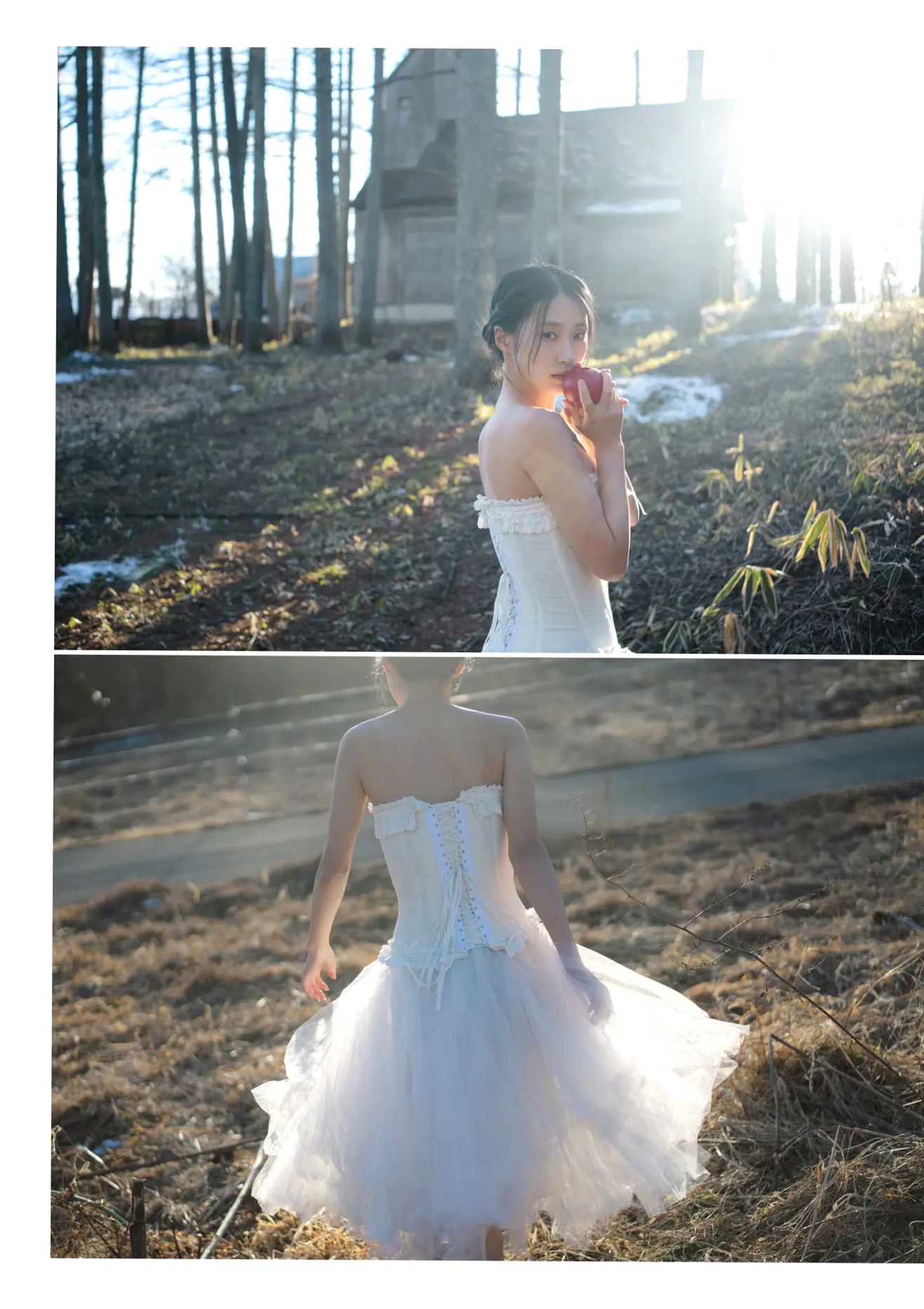 澄田綾乃《在这个世界的角落》唯美婚纱与性感内衣私房写真[67P]