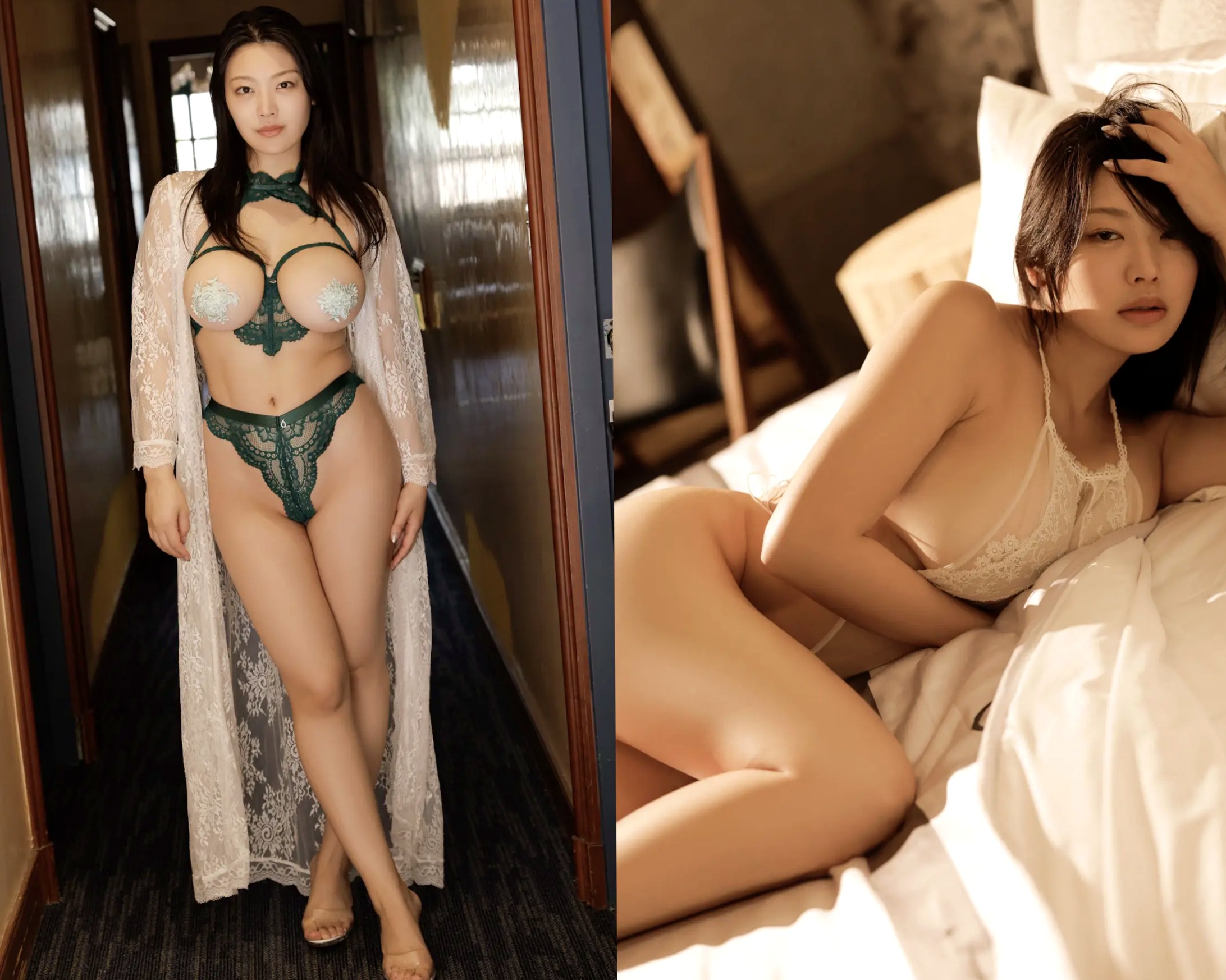風吹ケイ - Kiss You 6 泳池红色比基尼与阳光街拍性感写真