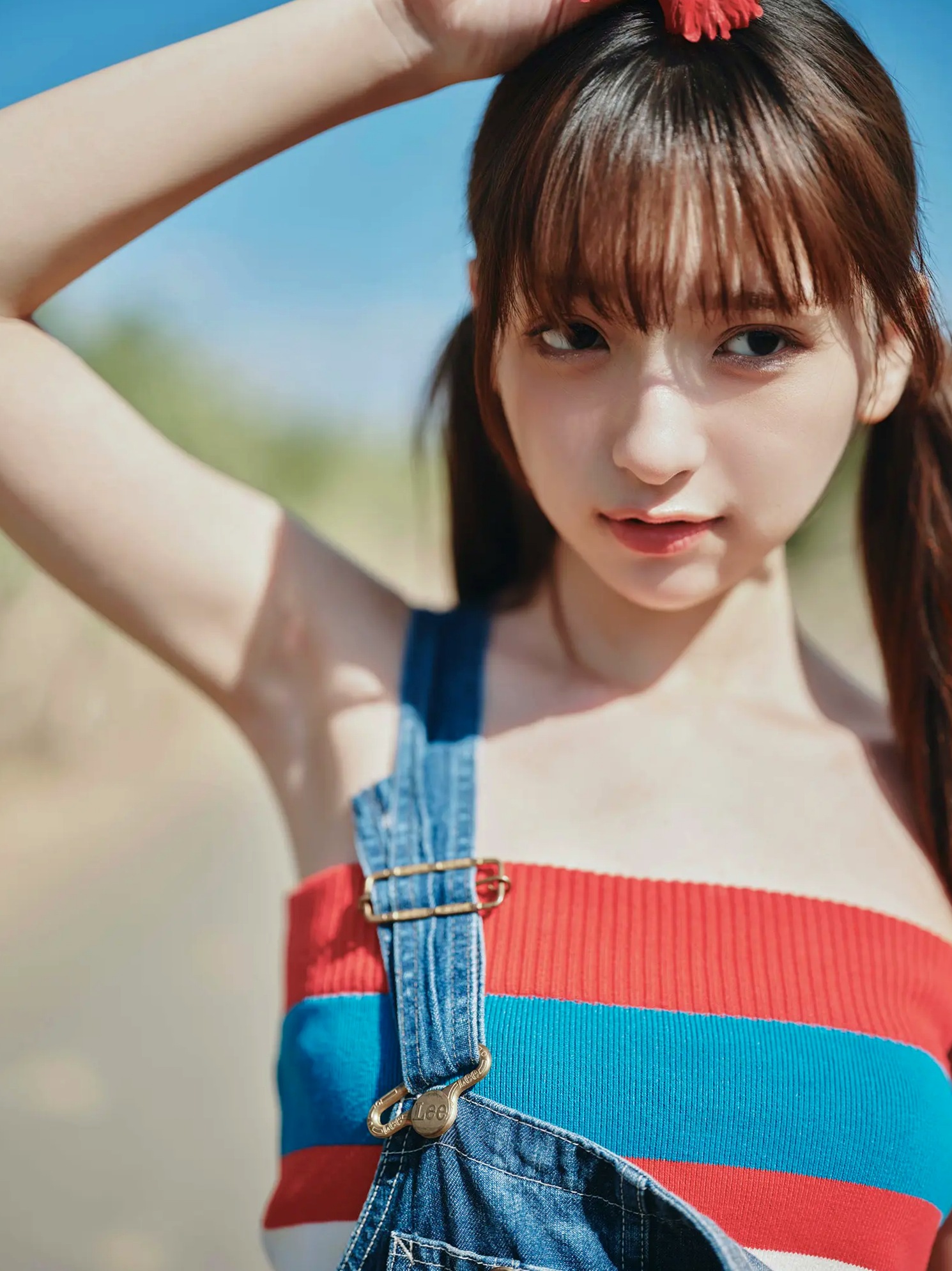 一ノ瀬瑠菜 - 新しい風。日系清新比基尼美腿户外写真集 [101P]
