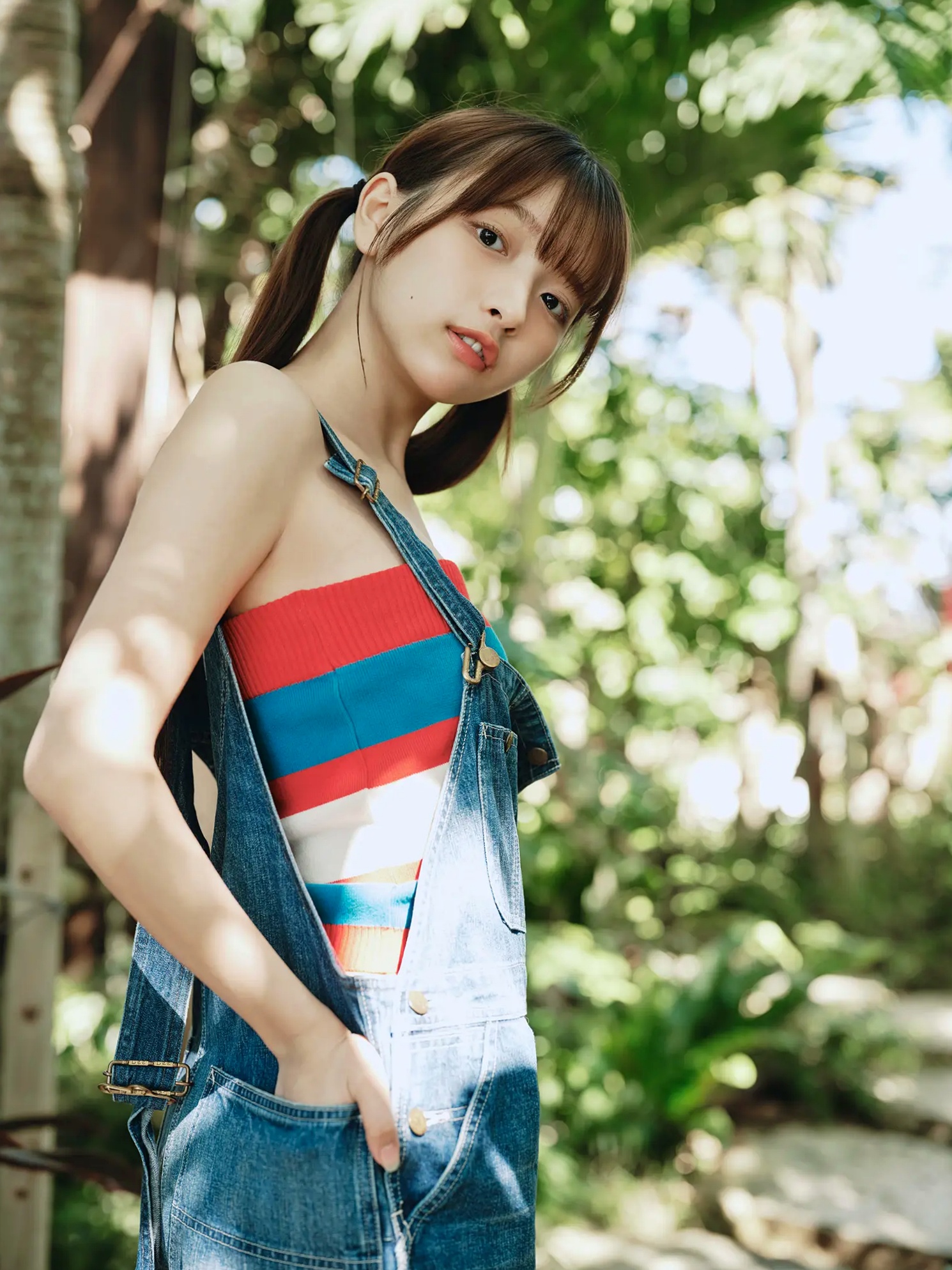 一ノ瀬瑠菜 - 新しい風。日系清新比基尼美腿户外写真集 [101P]