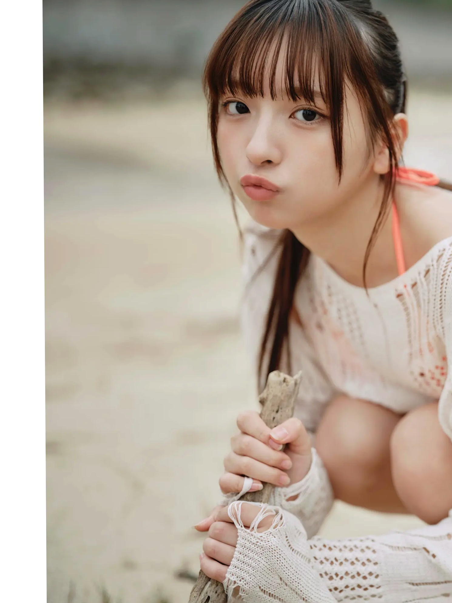 一ノ瀬瑠菜 - 新しい風。日系清新比基尼美腿户外写真集 [101P]