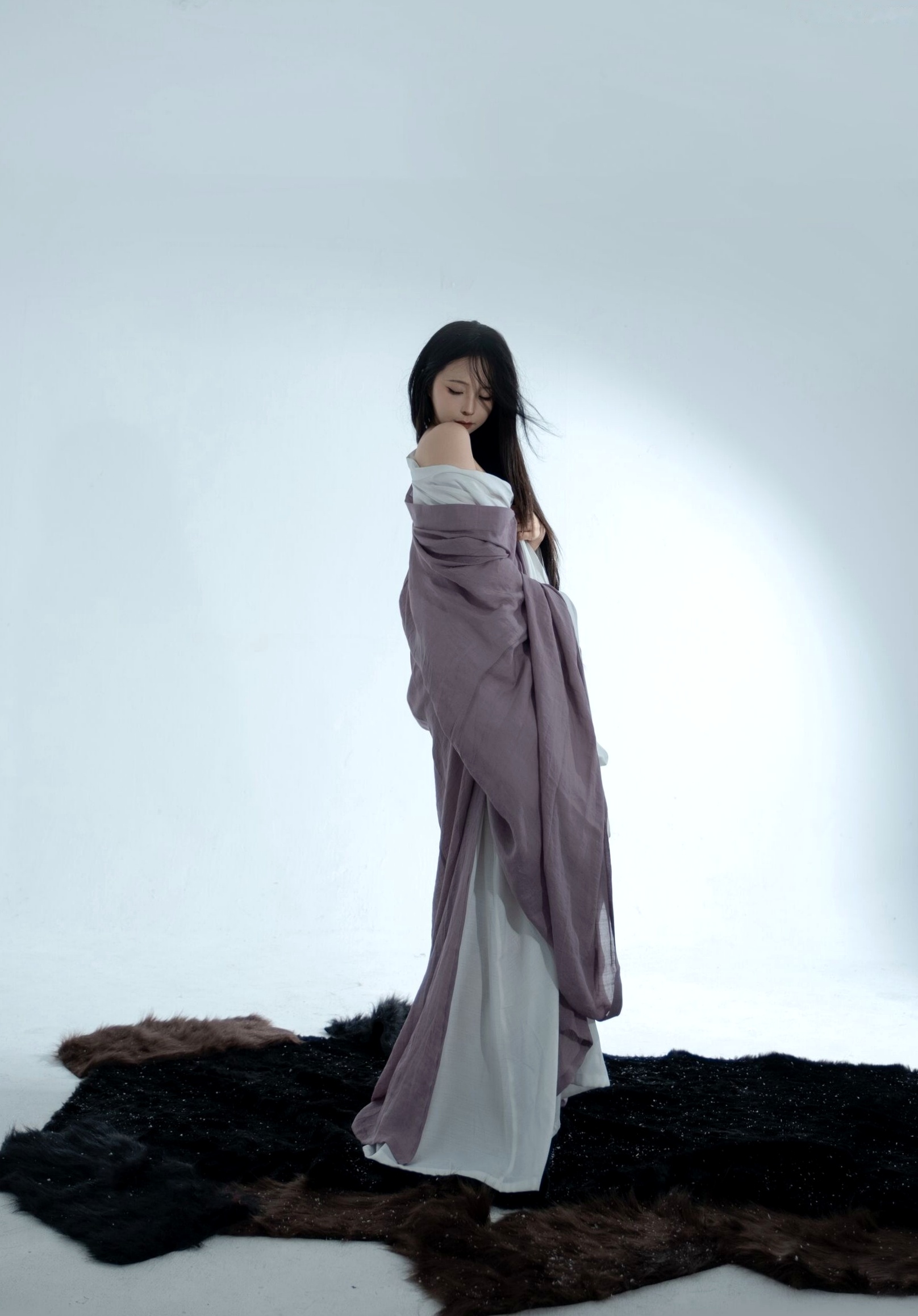 蠢沫沫-妲己 古风仙侠汉服Cosplay写真 绝美清冷妖姬 无圣光大尺度
