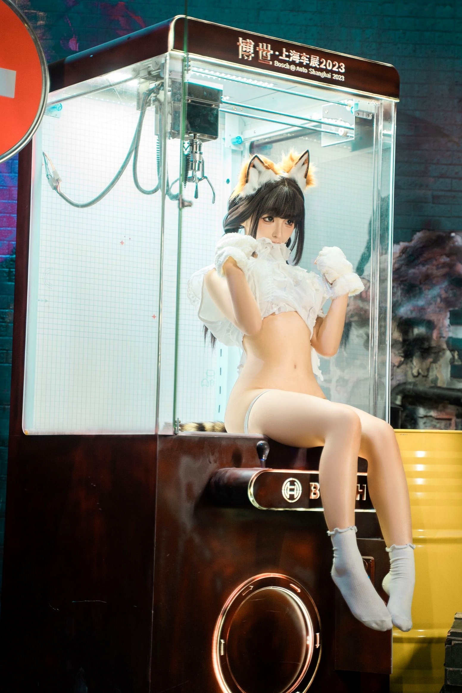 蠢沫沫《娃娃机》兽耳萌妹角色扮演写真 甜美性感诱惑私房
