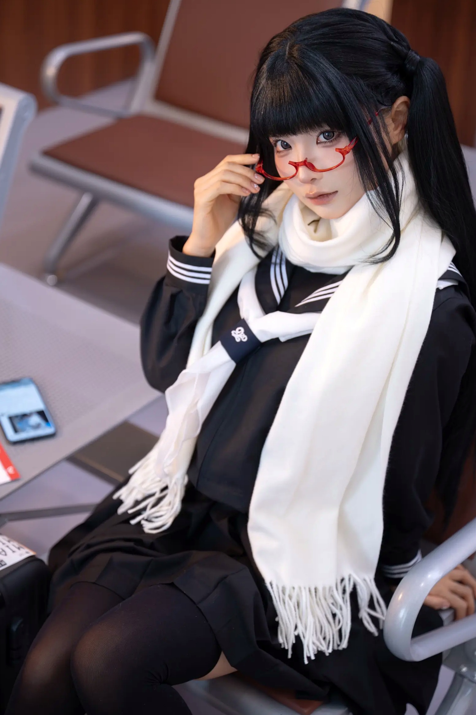 Gallery - 蠢沫沫私房大尺度写真：甜欲制服诱惑，极致身材展现 [150P]制服诱惑私房照萌系性感 蠢沫沫女神私房照_秀色女神 - image 5