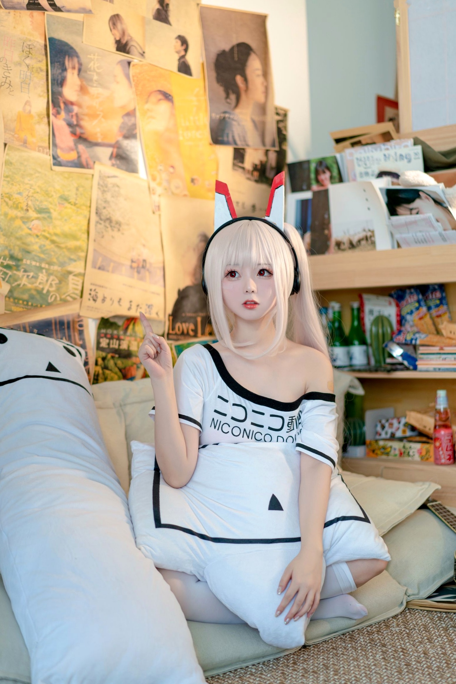 Gallery - 蠢沫沫-062-碧蓝航线绫波居家Cosplay纯白制服治愈萝莉写真角色扮演萌系私房照治愈系萝莉 蠢沫沫女神私房照_秀色女神 - image 1