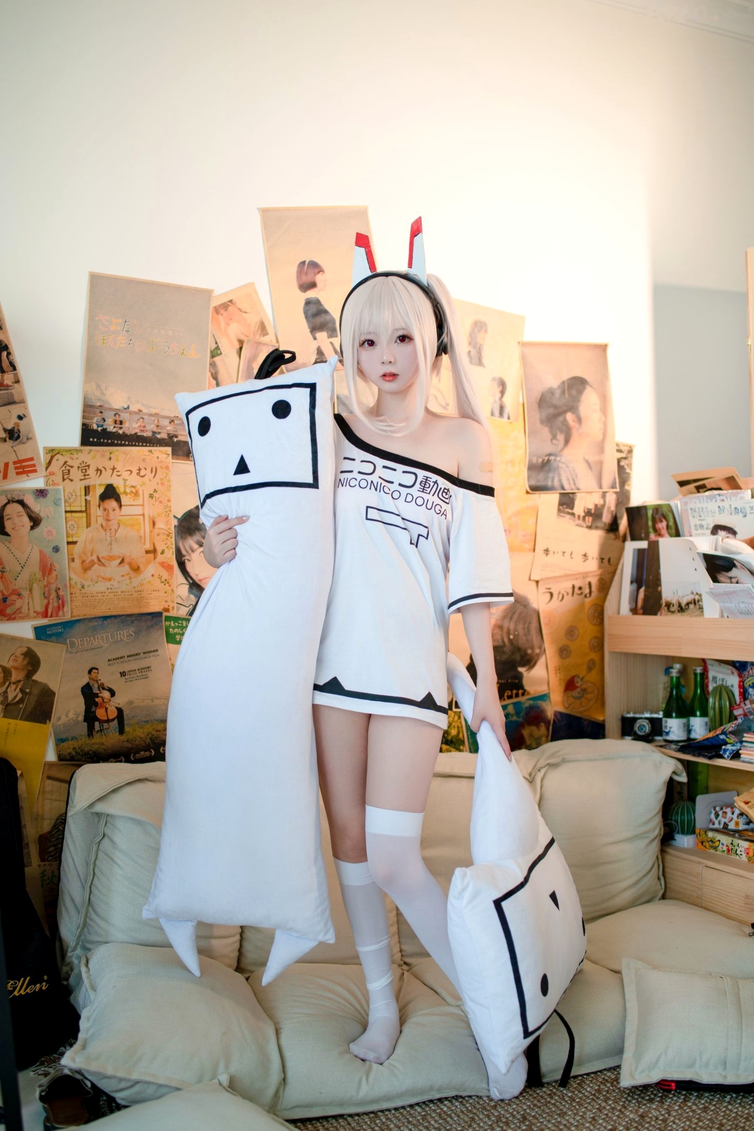 Gallery - 蠢沫沫-062-碧蓝航线绫波居家Cosplay纯白制服治愈萝莉写真角色扮演萌系私房照治愈系萝莉 蠢沫沫女神私房照_秀色女神 - image 13