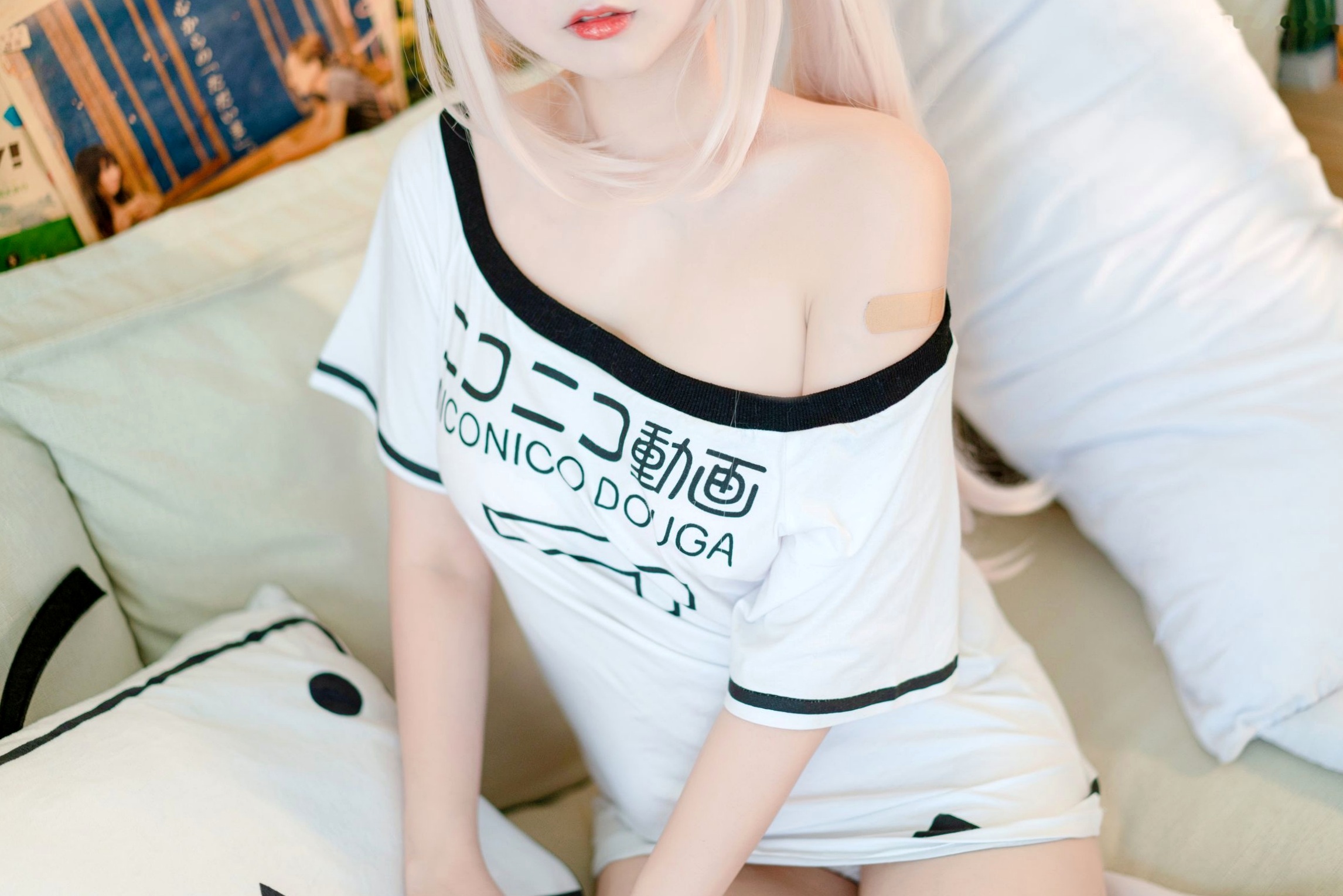 Gallery - 蠢沫沫-062-碧蓝航线绫波居家Cosplay纯白制服治愈萝莉写真角色扮演萌系私房照治愈系萝莉 蠢沫沫女神私房照_秀色女神 - image 15