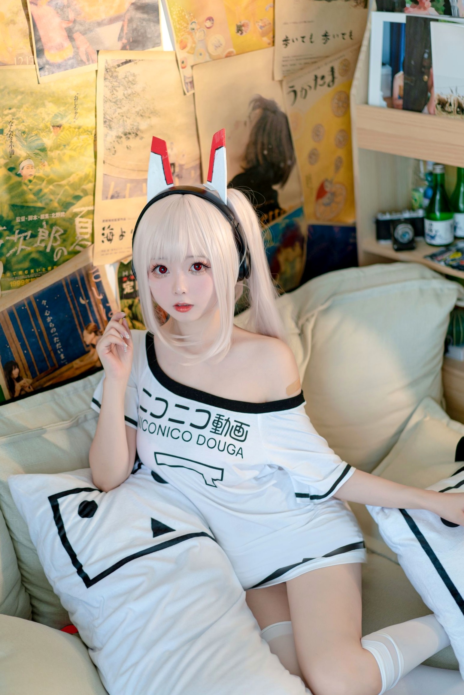 Gallery - 蠢沫沫-062-碧蓝航线绫波居家Cosplay纯白制服治愈萝莉写真角色扮演萌系私房照治愈系萝莉 蠢沫沫女神私房照_秀色女神 - image 18