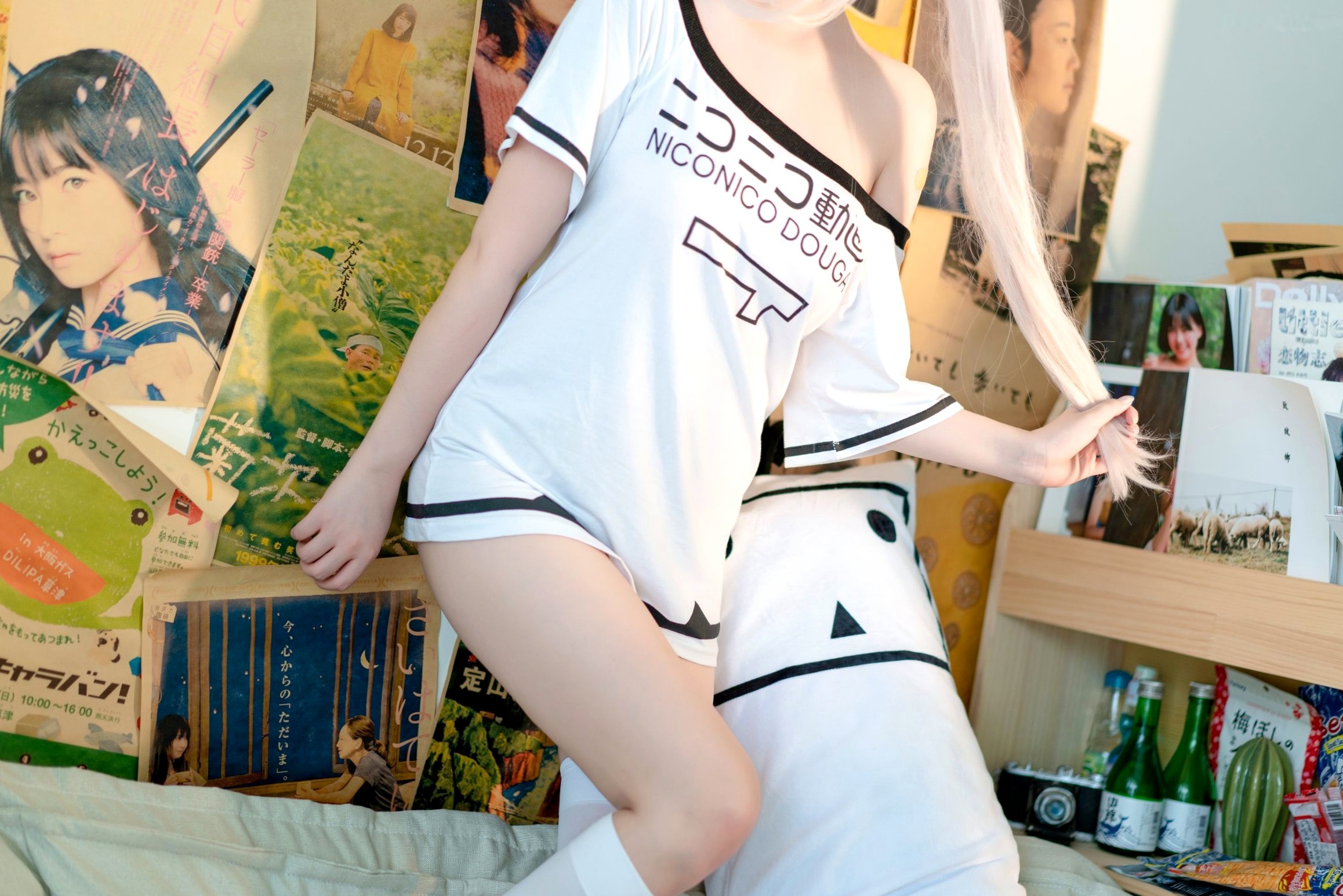 Gallery - 蠢沫沫-062-碧蓝航线绫波居家Cosplay纯白制服治愈萝莉写真角色扮演萌系私房照治愈系萝莉 蠢沫沫女神私房照_秀色女神 - image 24