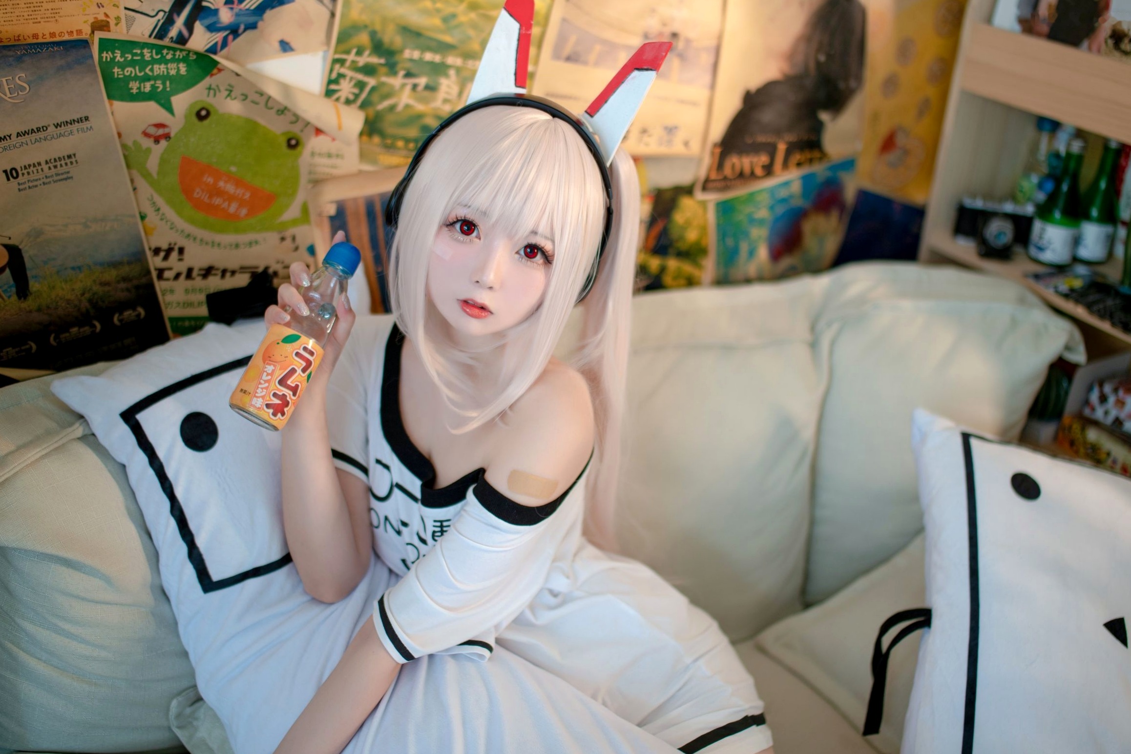 Gallery - 蠢沫沫-062-碧蓝航线绫波居家Cosplay纯白制服治愈萝莉写真角色扮演萌系私房照治愈系萝莉 蠢沫沫女神私房照_秀色女神 - image 26