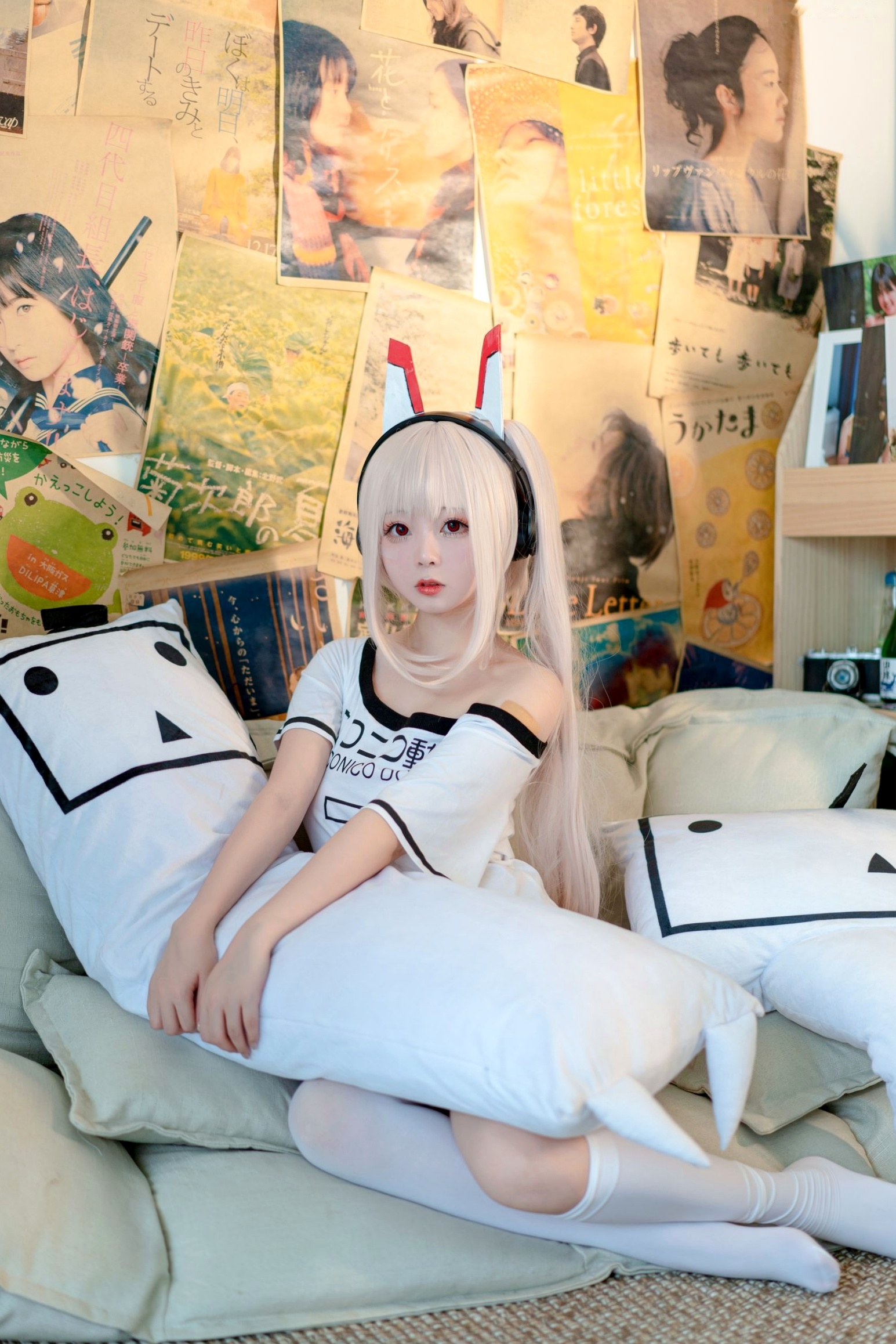 Gallery - 蠢沫沫-062-碧蓝航线绫波居家Cosplay纯白制服治愈萝莉写真角色扮演萌系私房照治愈系萝莉 蠢沫沫女神私房照_秀色女神 - image 34