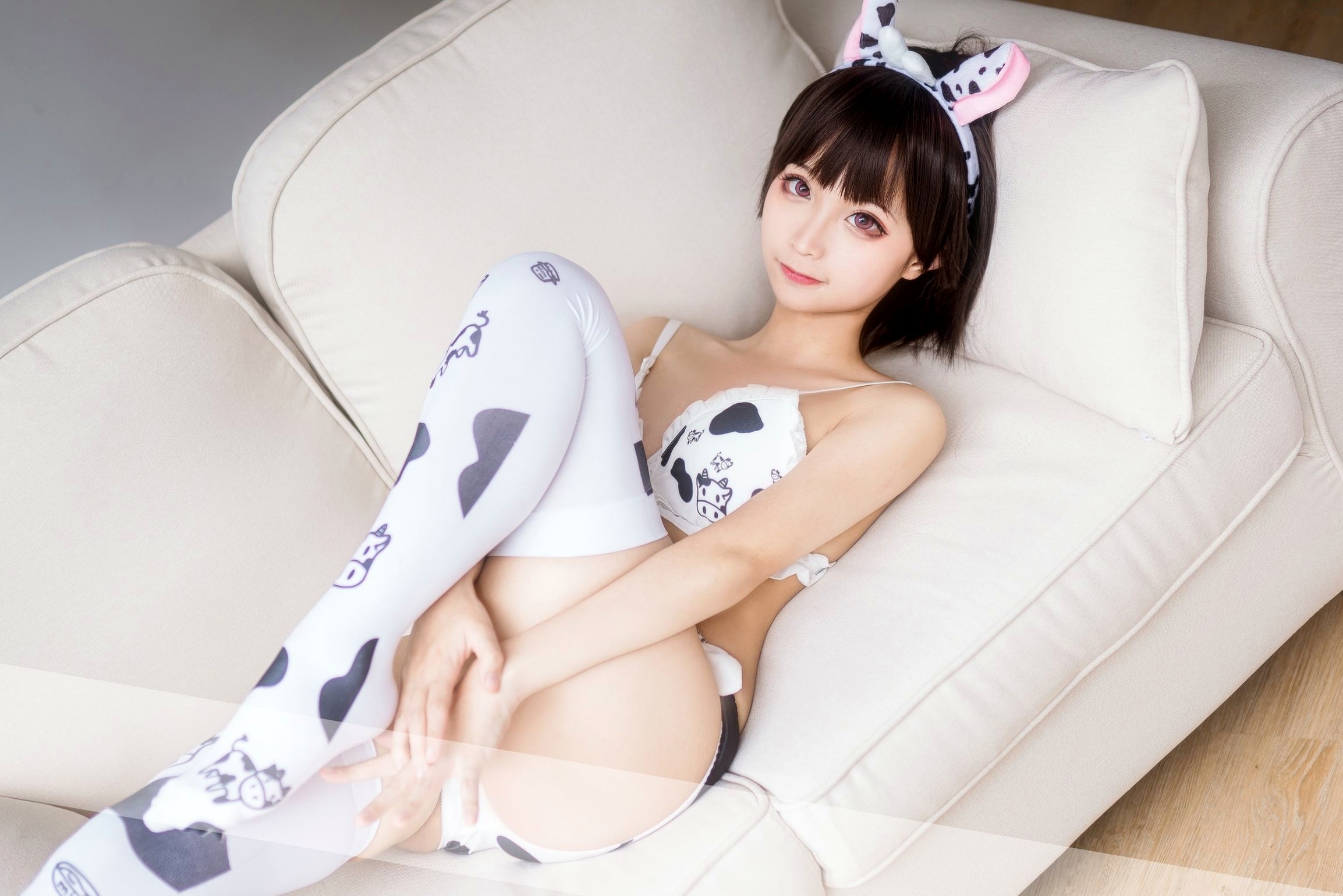 Gallery - 蠢沫沫-068-奶牛比基尼 蠢沫沫女神私房照_秀色女神 - image 10