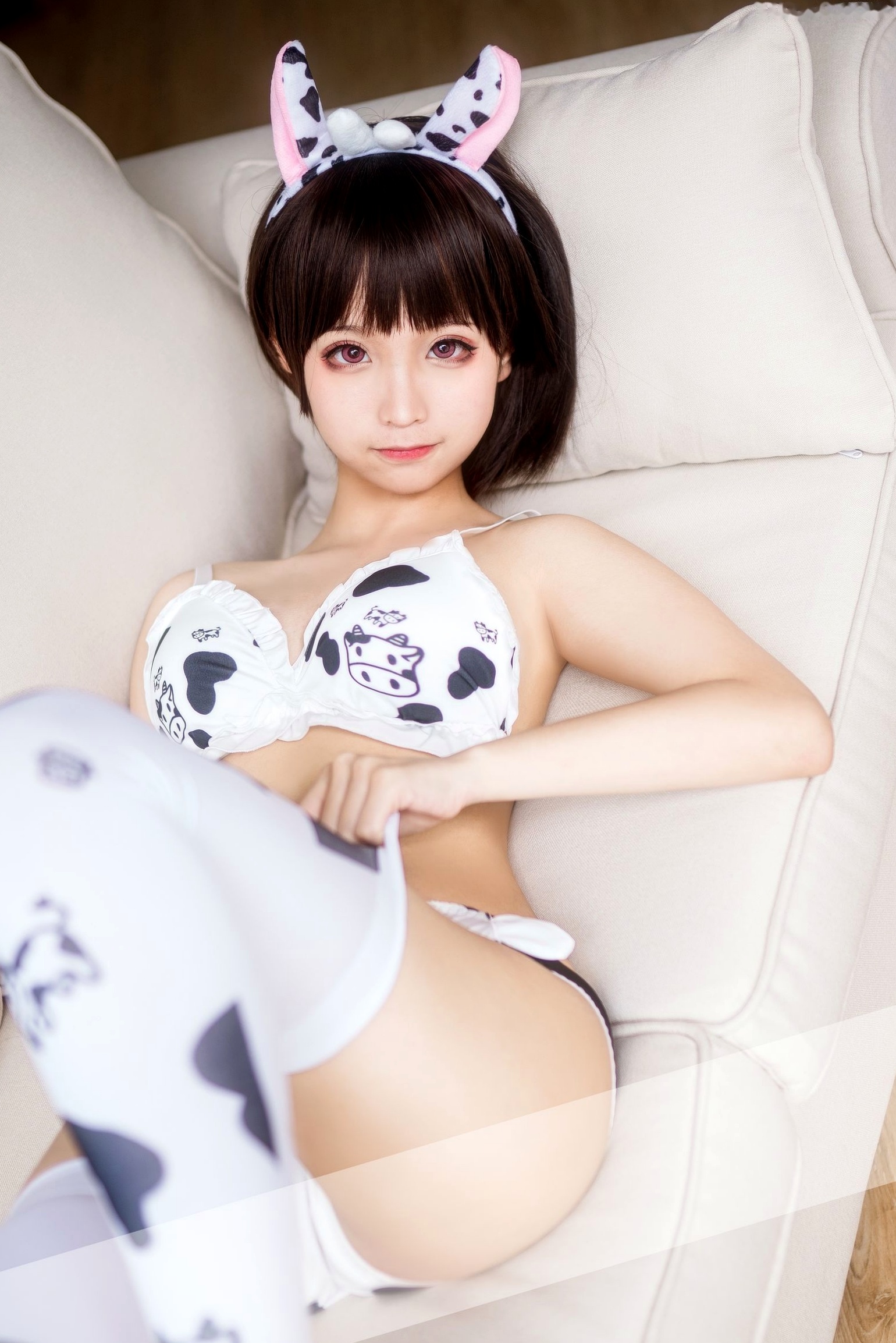 Gallery - 蠢沫沫-068-奶牛比基尼 蠢沫沫女神私房照_秀色女神 - image 47