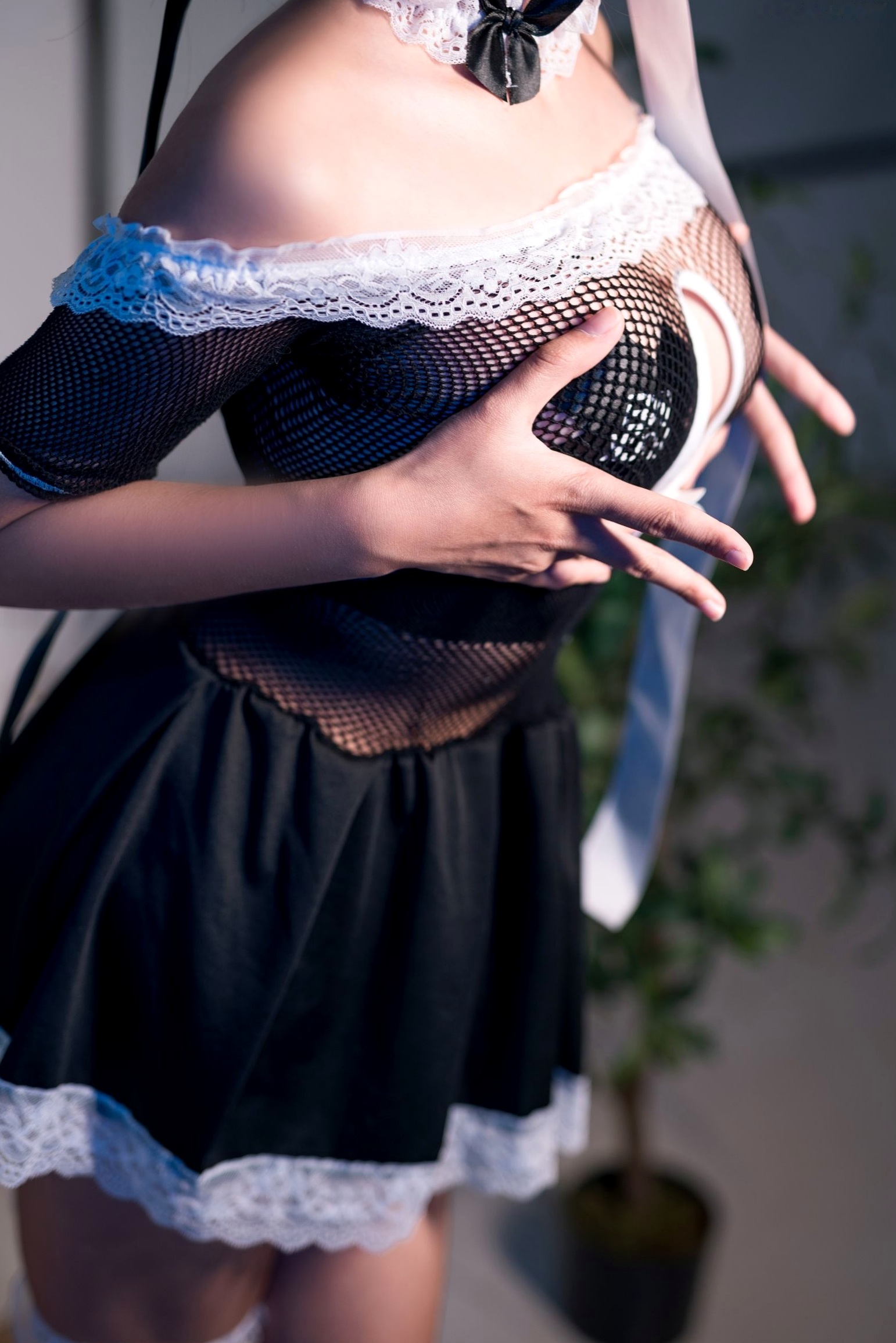 Gallery - 蠢沫沫-065-黑白女仆 蠢沫沫女神私房照_秀色女神 - image 32