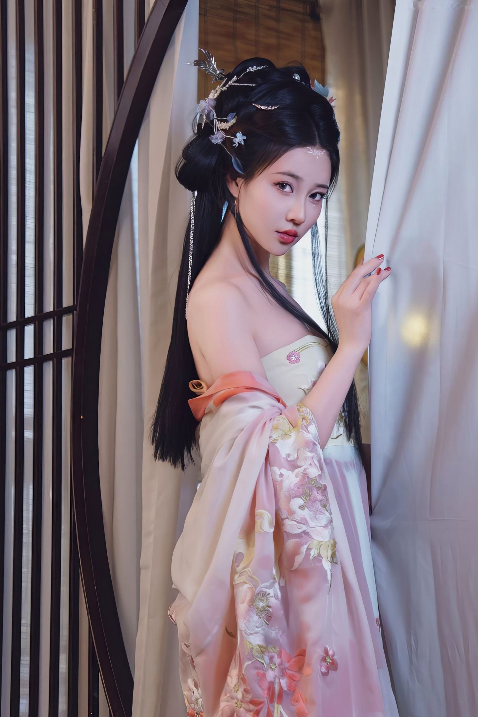 Gallery - 年年-霓裳：国风古韵唯美大片，极致迷人私房艺术写真性感私房照诱惑大尺度极品 年年女神私房照_秀色女神 - image 1
