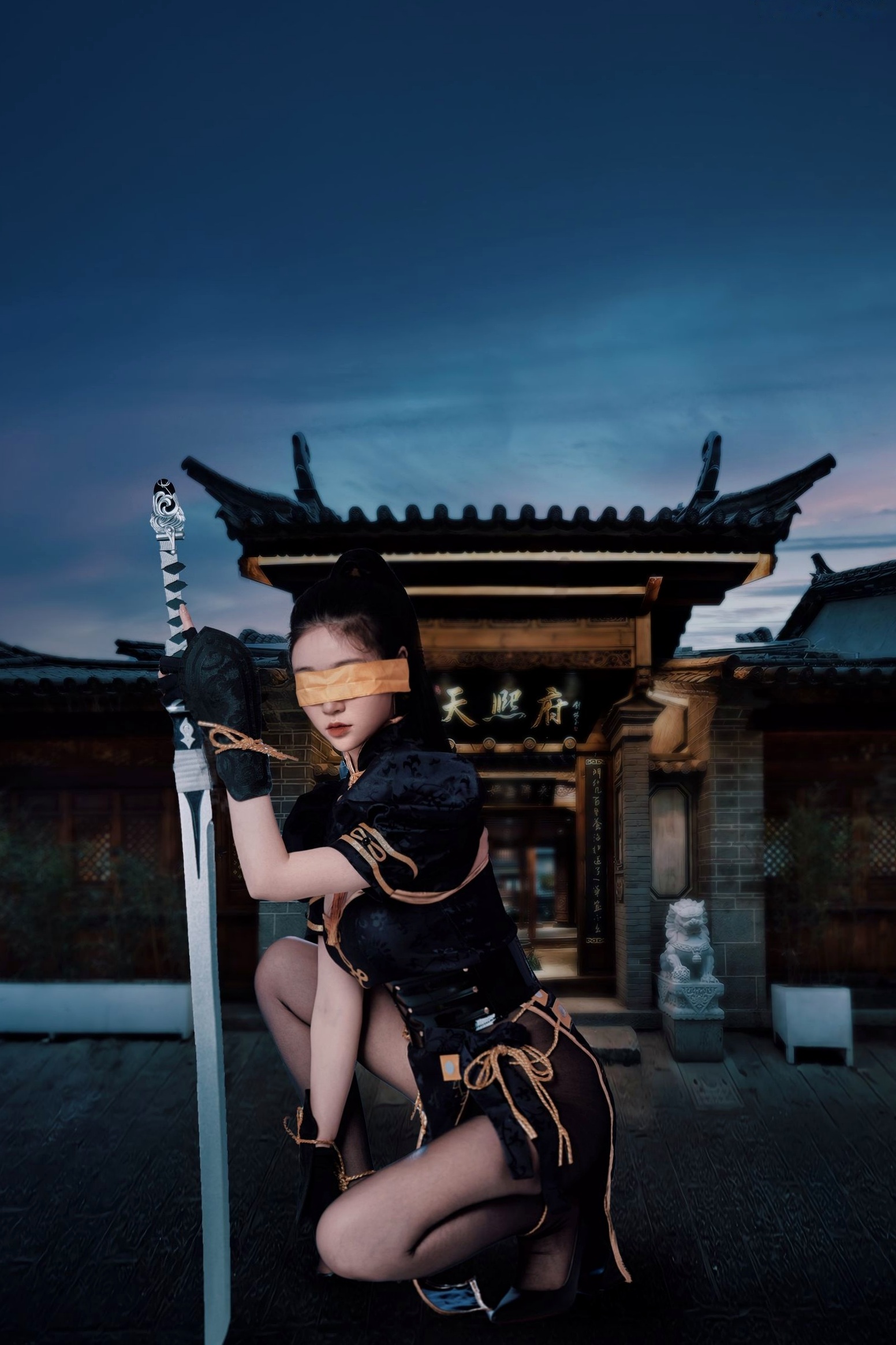 Gallery - 年年Nnian-宁红叶角色扮演，古风刺客风，性感私房大尺度写真，冷艳决绝之美角色扮演性感诱惑大尺度冷艳 年年女神私房照_秀色女神 - image 4