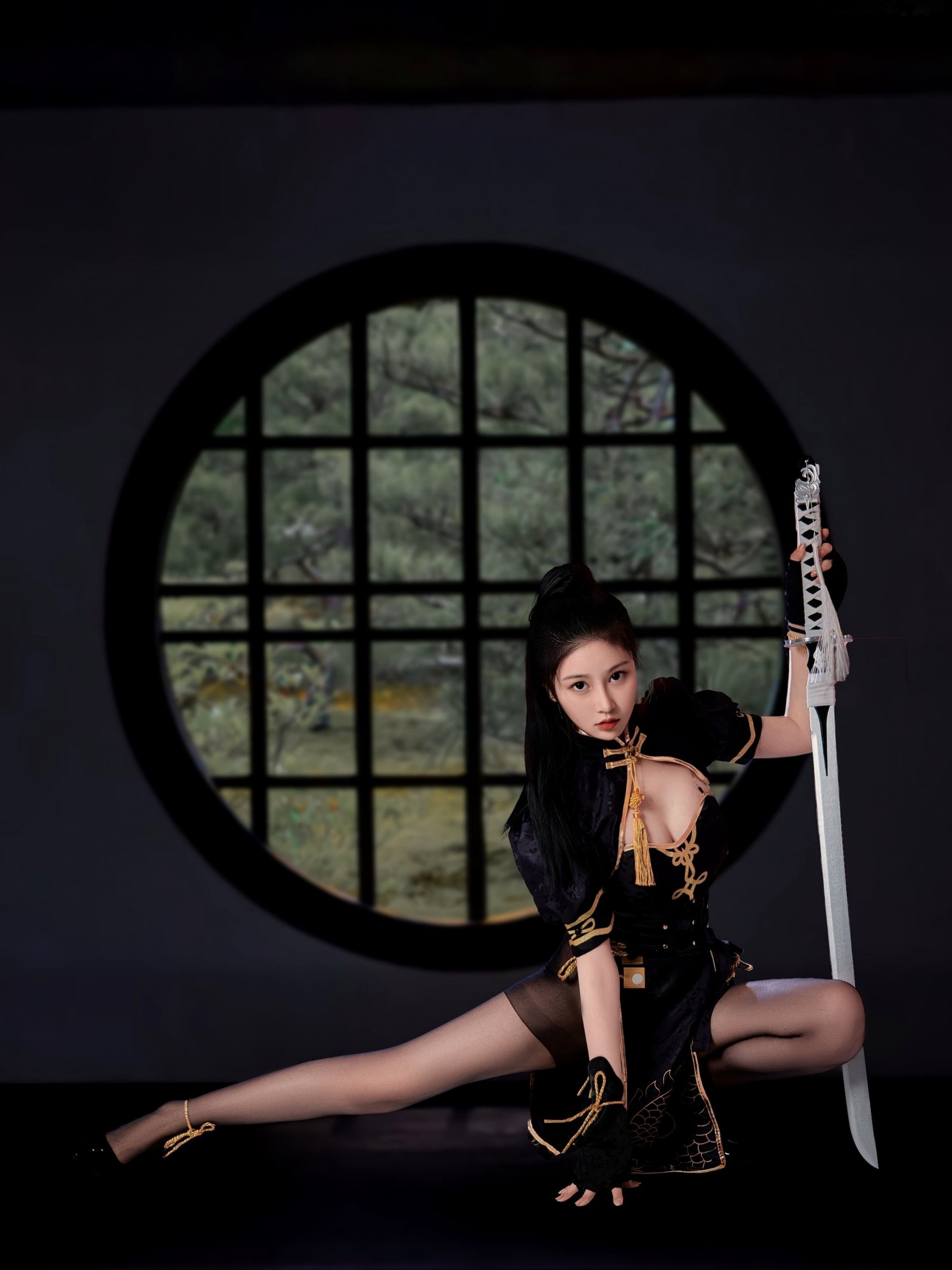 Gallery - 年年Nnian-宁红叶角色扮演，古风刺客风，性感私房大尺度写真，冷艳决绝之美角色扮演性感诱惑大尺度冷艳 年年女神私房照_秀色女神 - image 8