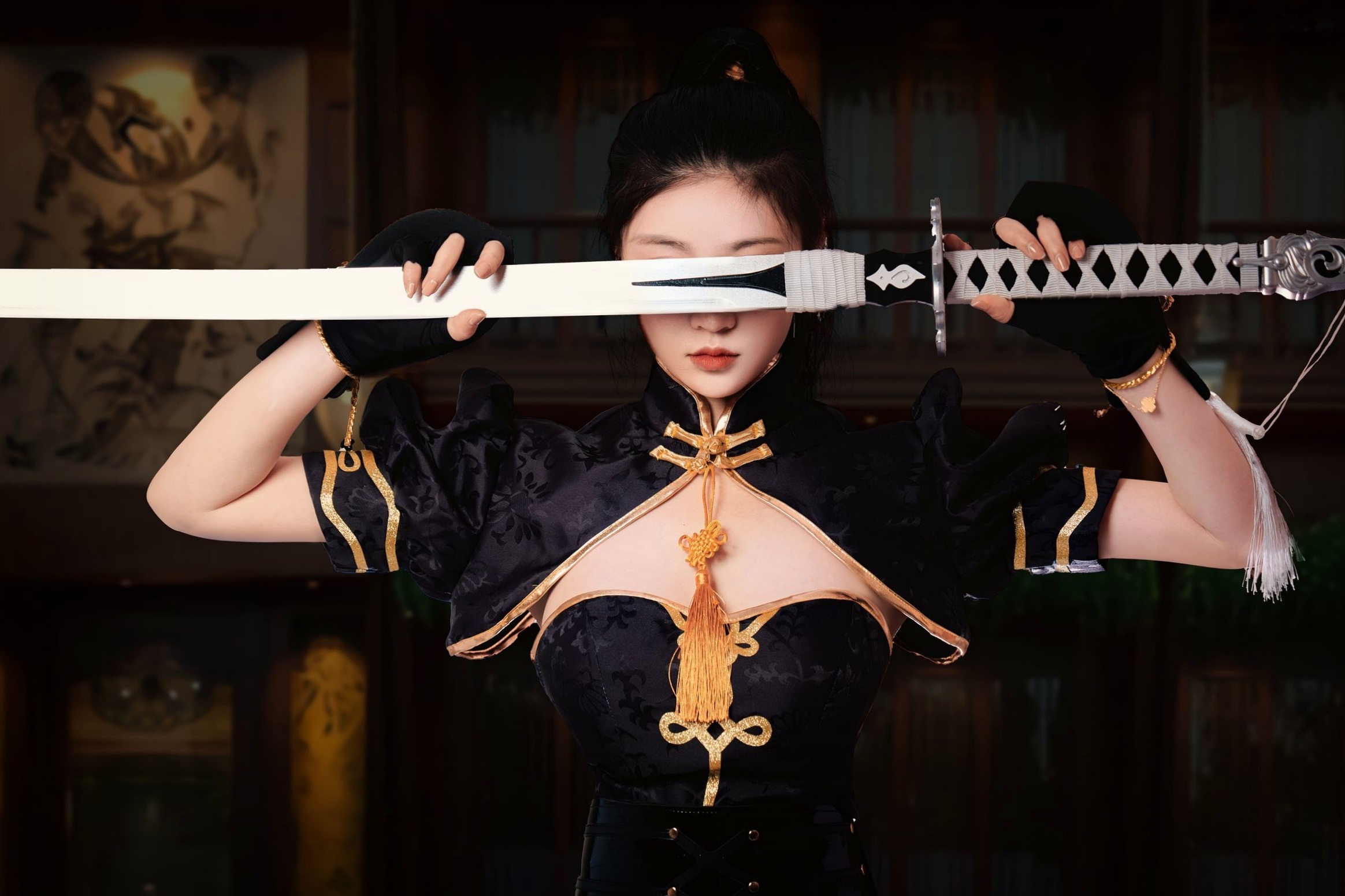 Gallery - 年年Nnian-宁红叶角色扮演，古风刺客风，性感私房大尺度写真，冷艳决绝之美角色扮演性感诱惑大尺度冷艳 年年女神私房照_秀色女神 - image 14