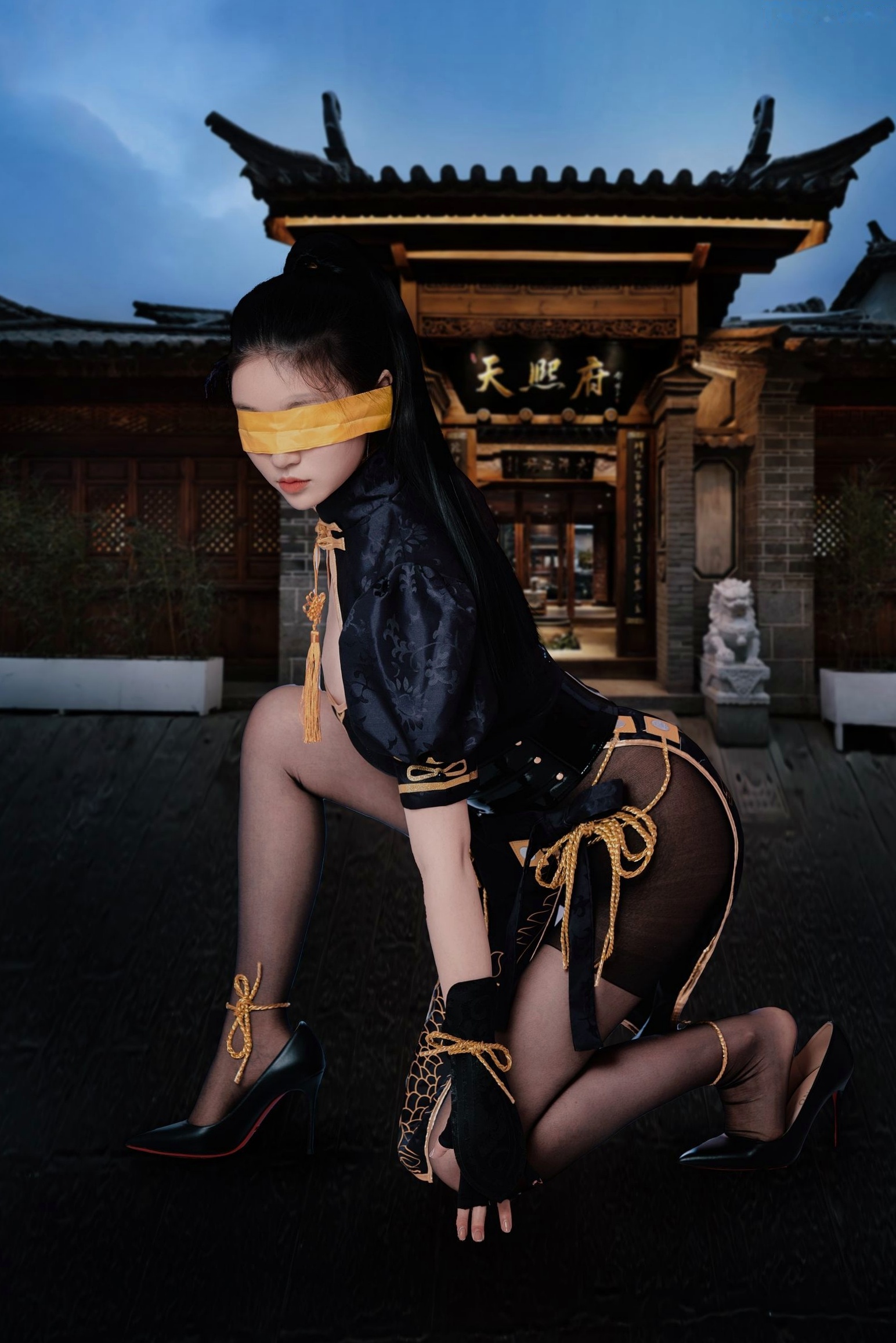Gallery - 年年Nnian-宁红叶角色扮演，古风刺客风，性感私房大尺度写真，冷艳决绝之美角色扮演性感诱惑大尺度冷艳 年年女神私房照_秀色女神 - image 26