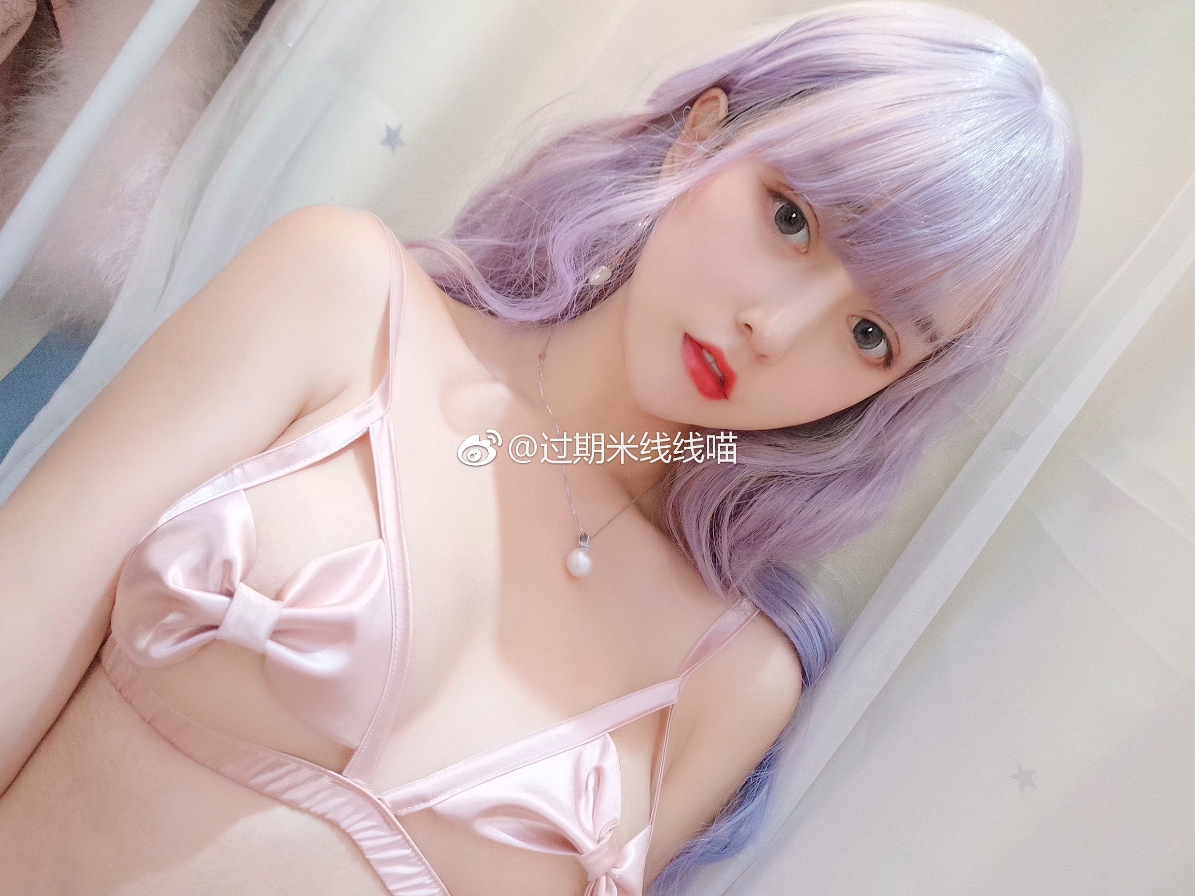 Gallery - 过期米线线喵超火私房大尺度写真，性感内衣与黑丝诱惑视觉盛宴性感大尺度私房照诱惑黑丝 过期米线线喵女神私房照_秀色女神 - image 166