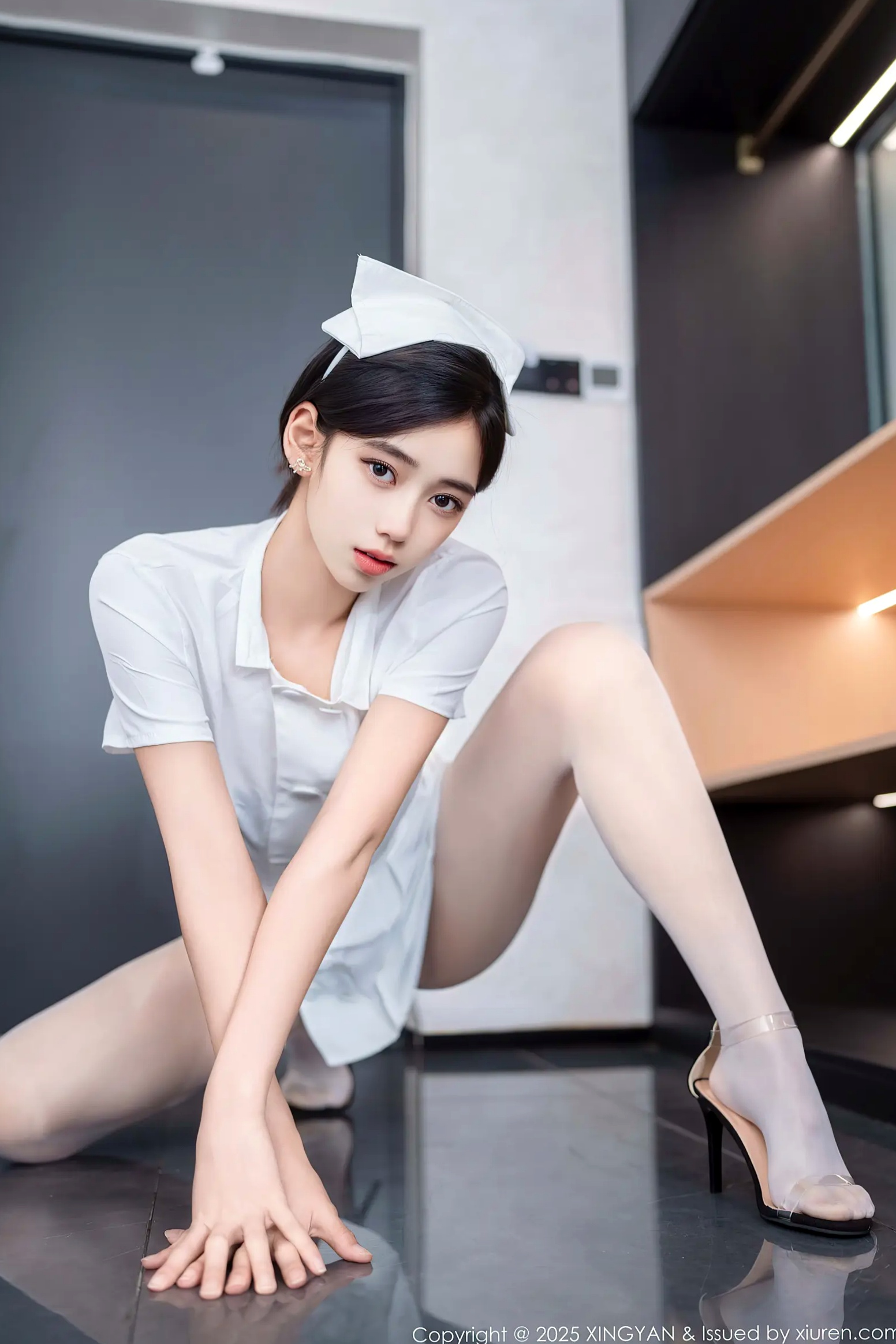 Gallery - [XINGYAN]星颜社- Star Face  2025.07.17 Vol.371 时安安：极致护士制服诱惑，透亮白丝私房写真，性感与清纯的完美演绎 [76P]星颜社- Star Face 性感诱惑制服私房照白嫩 时安安女神私房照_秀色女神 - image 18