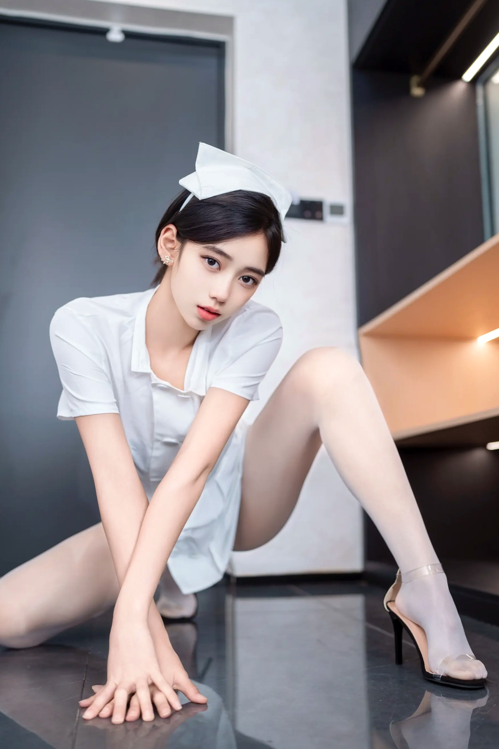 时安安 - 护士制服白丝私房照 [90P]