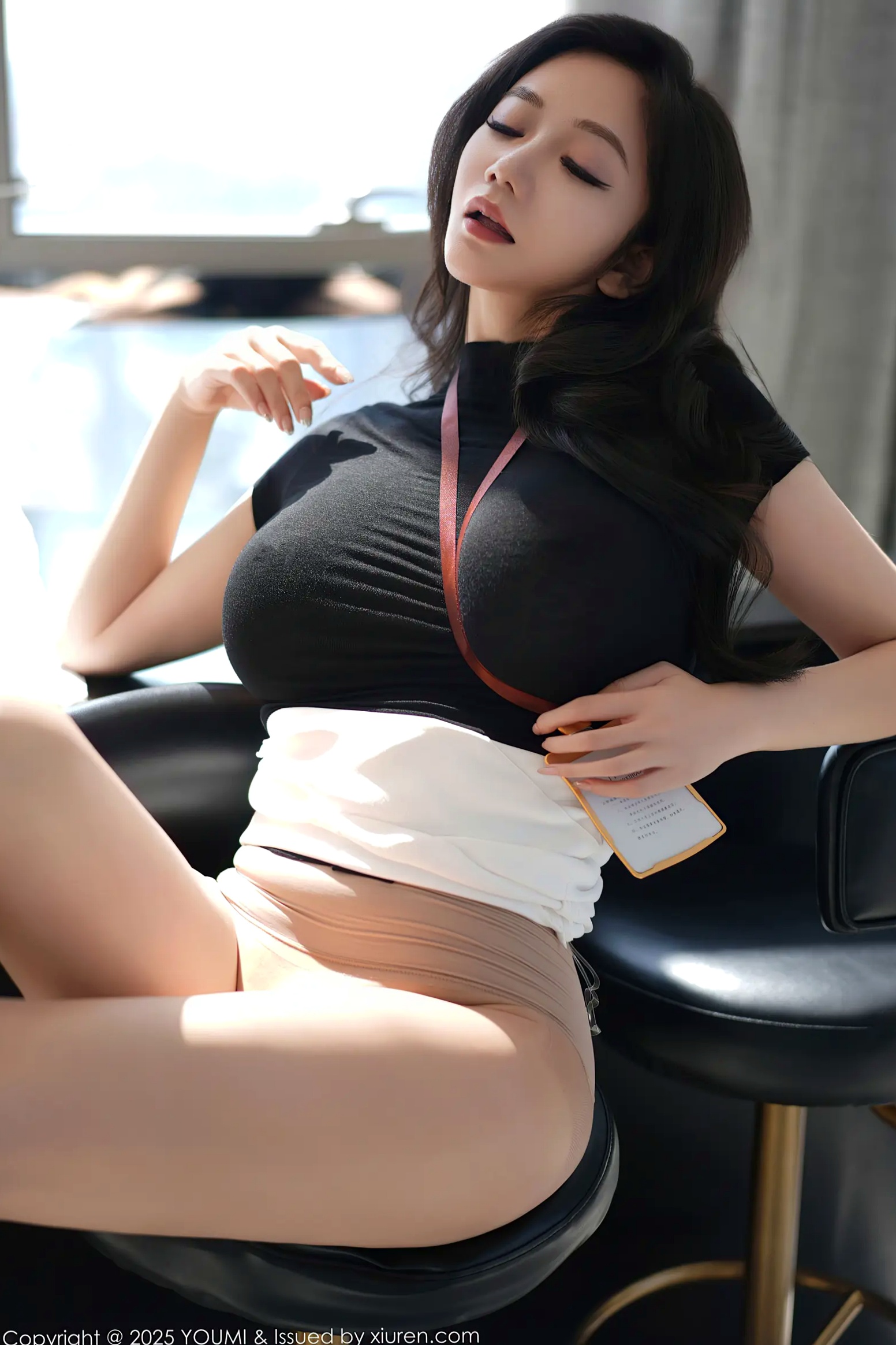 Gallery - [YouMi]尤蜜荟 - Chiness Model  Vol.1144 心妍小公主：职场工牌装制服诱惑，极品身材展现迷人OL风格 [79P]尤蜜荟 - Chiness Model 制服诱惑私房照极品 李妍曦女神私房照_秀色女神 - image 19
