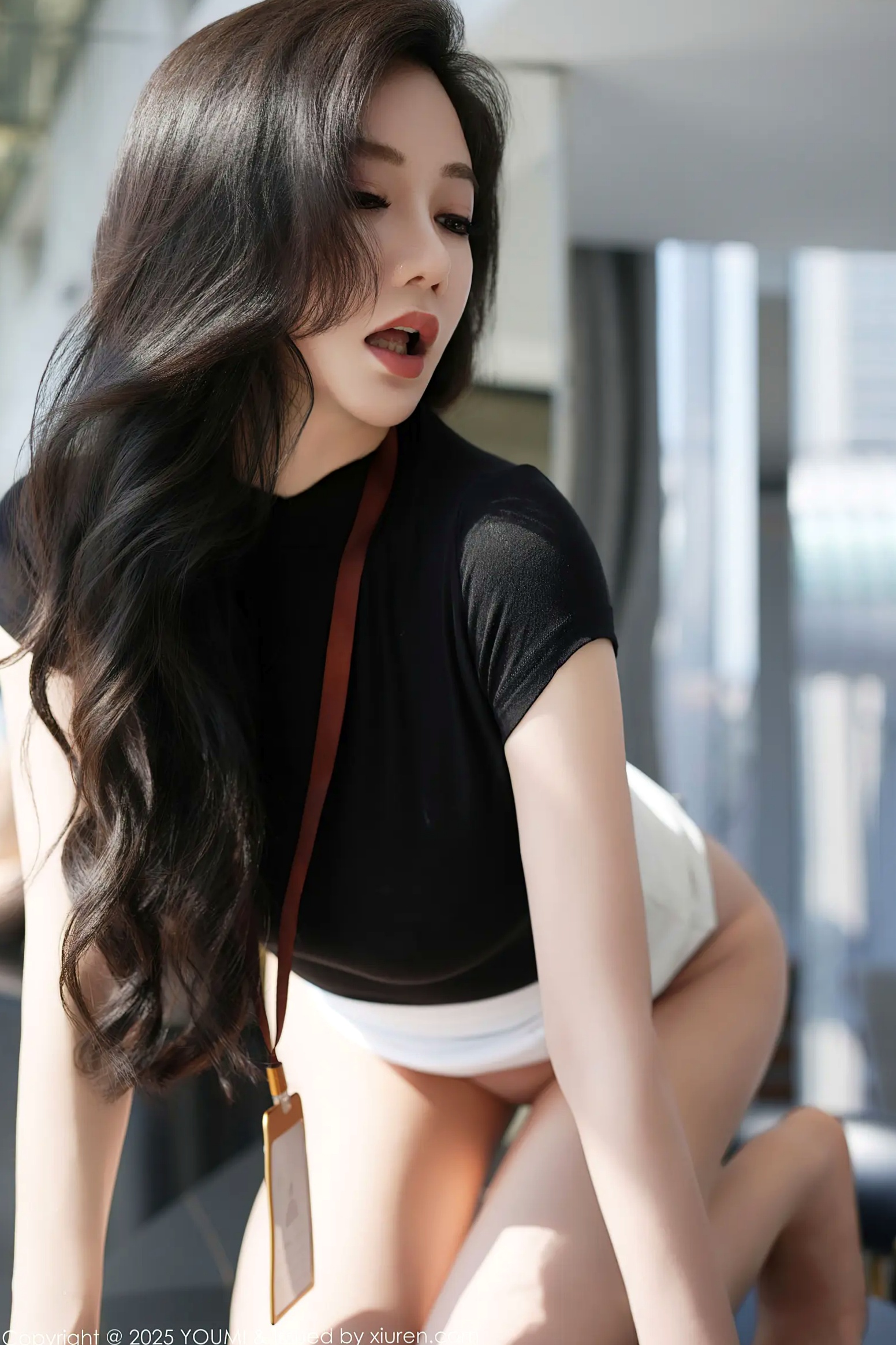 Gallery - [YouMi]尤蜜荟 - Chiness Model  Vol.1144 心妍小公主：职场工牌装制服诱惑，极品身材展现迷人OL风格 [79P]尤蜜荟 - Chiness Model 制服诱惑私房照极品 李妍曦女神私房照_秀色女神 - image 55