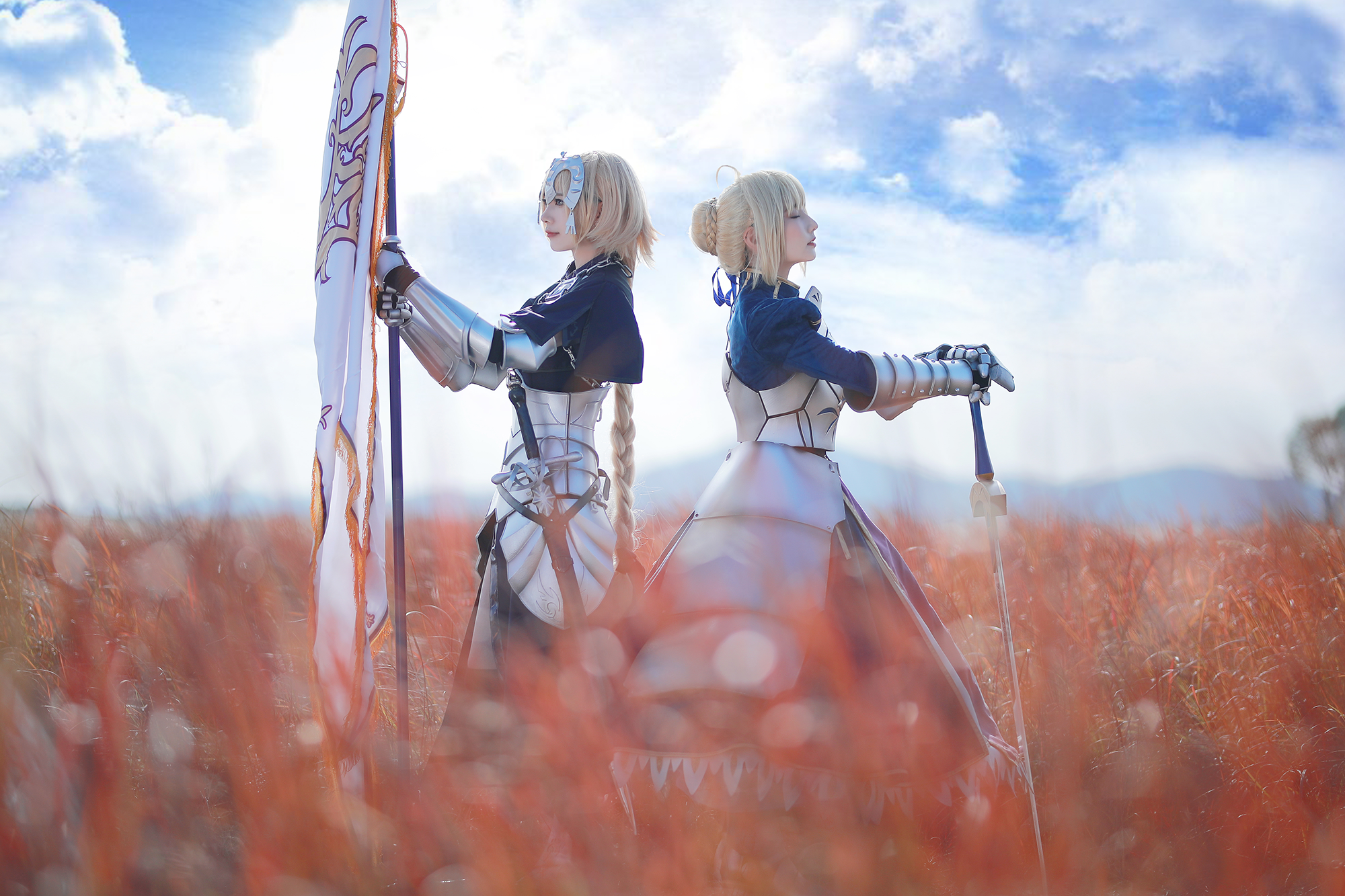 FGO Fate/Grand Order阿尔托莉雅与圣女贞德Cosplay