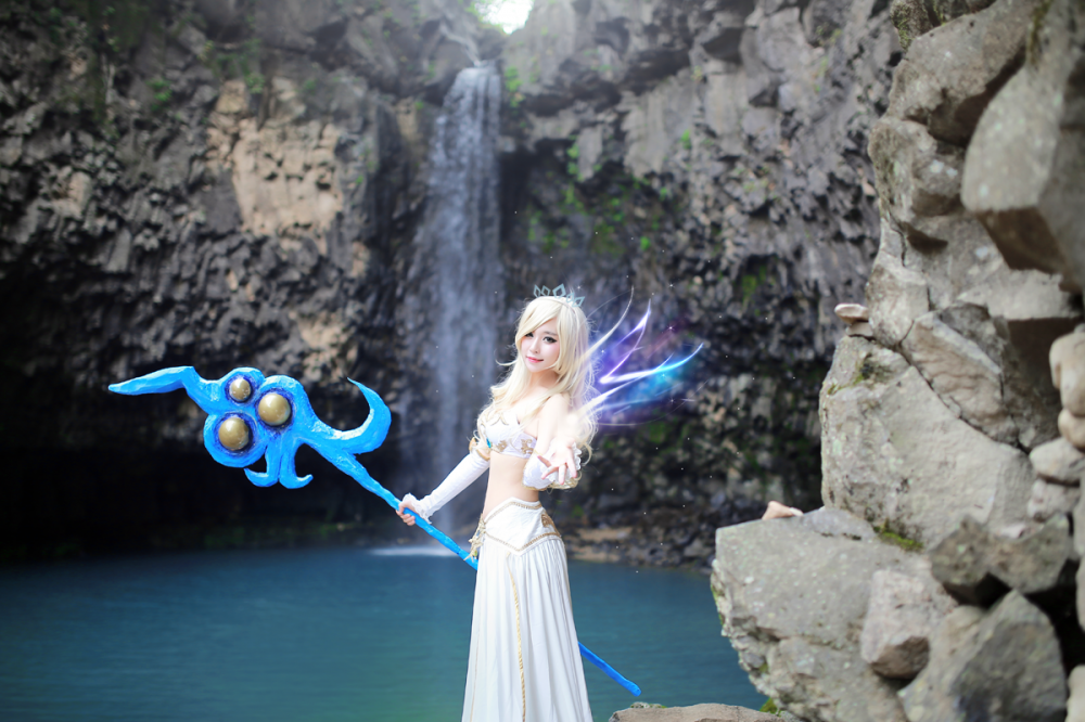 英雄联盟LOL风暴女神迦娜(Janna)性感丝袜美腿COSPLAY-RZ TEAM