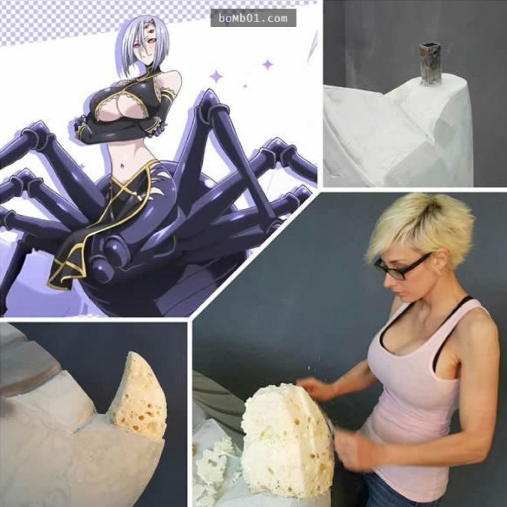 地表最强Coser：一个人亲手完成蜘蛛魔物娘Cosplay道具和服装