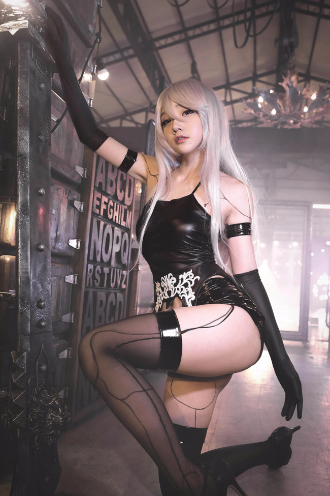 《尼尔机械纪元（Nier:Automata）》 A2黑丝美腿美女Cosplay